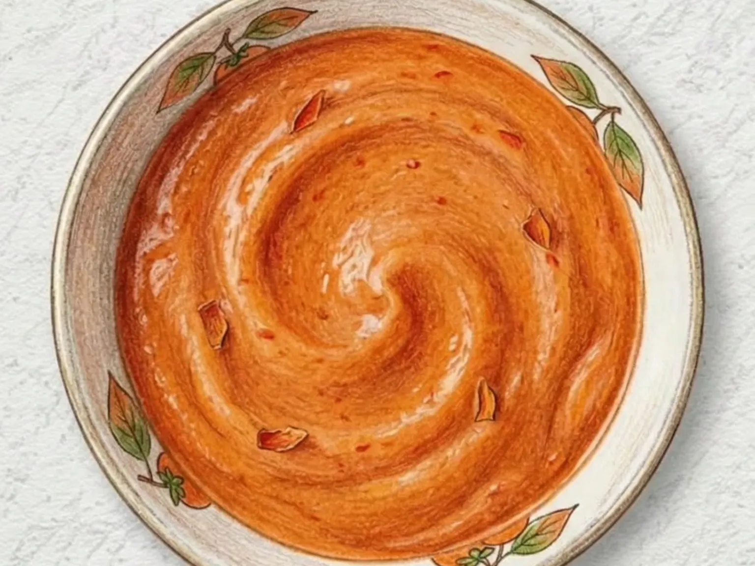 熟柿スムージー（完熟柿とヨーグルトの甘い韓国フルーツスムージー）