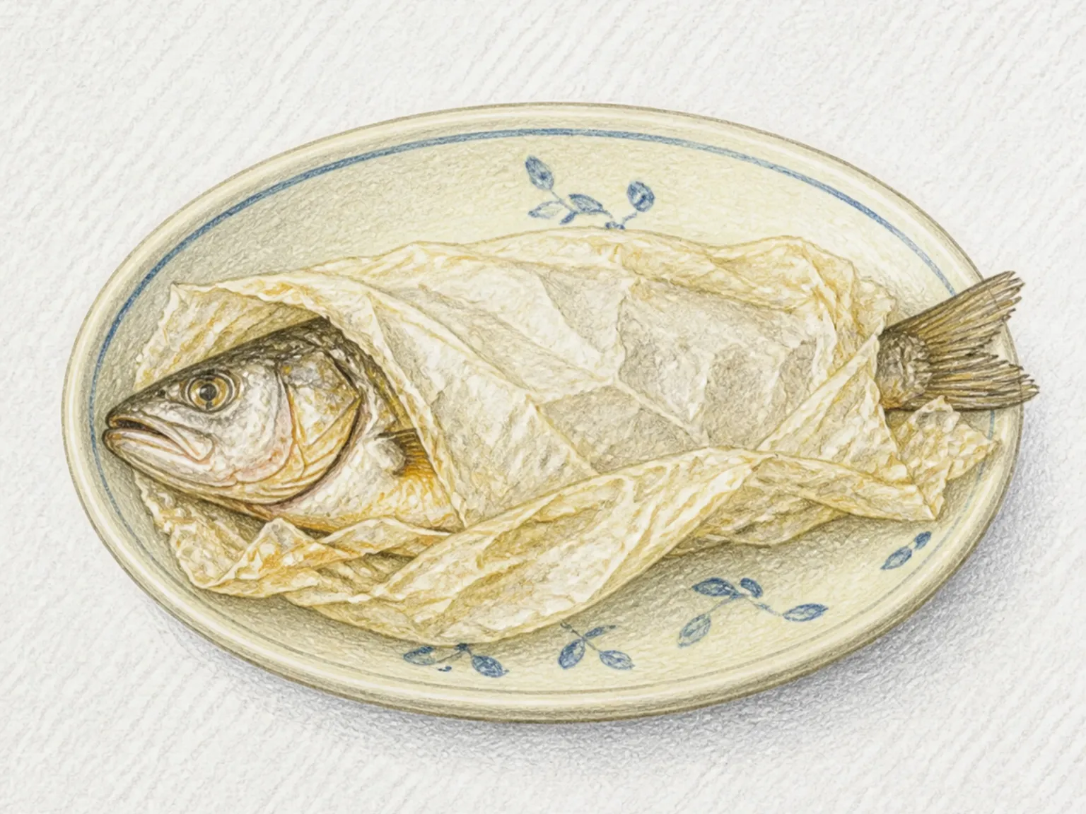 Suzuki no Hoshoyaki (Washi-Wrapped Sea Bass)