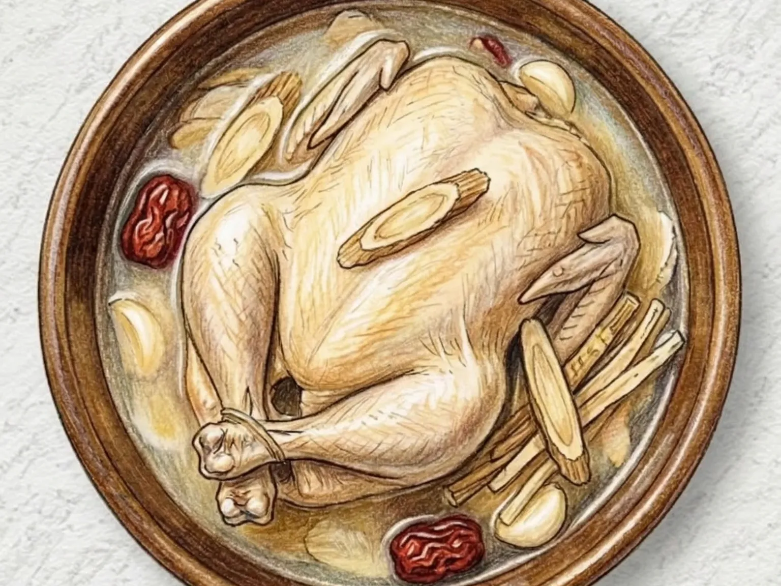 ファンギダクタン(黄耆鶏スープ)