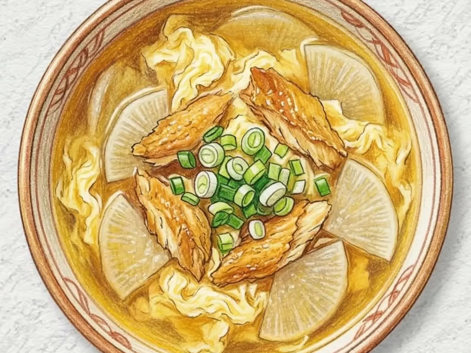 ファンテケランクク（干しスケトウダラ卵スープ）