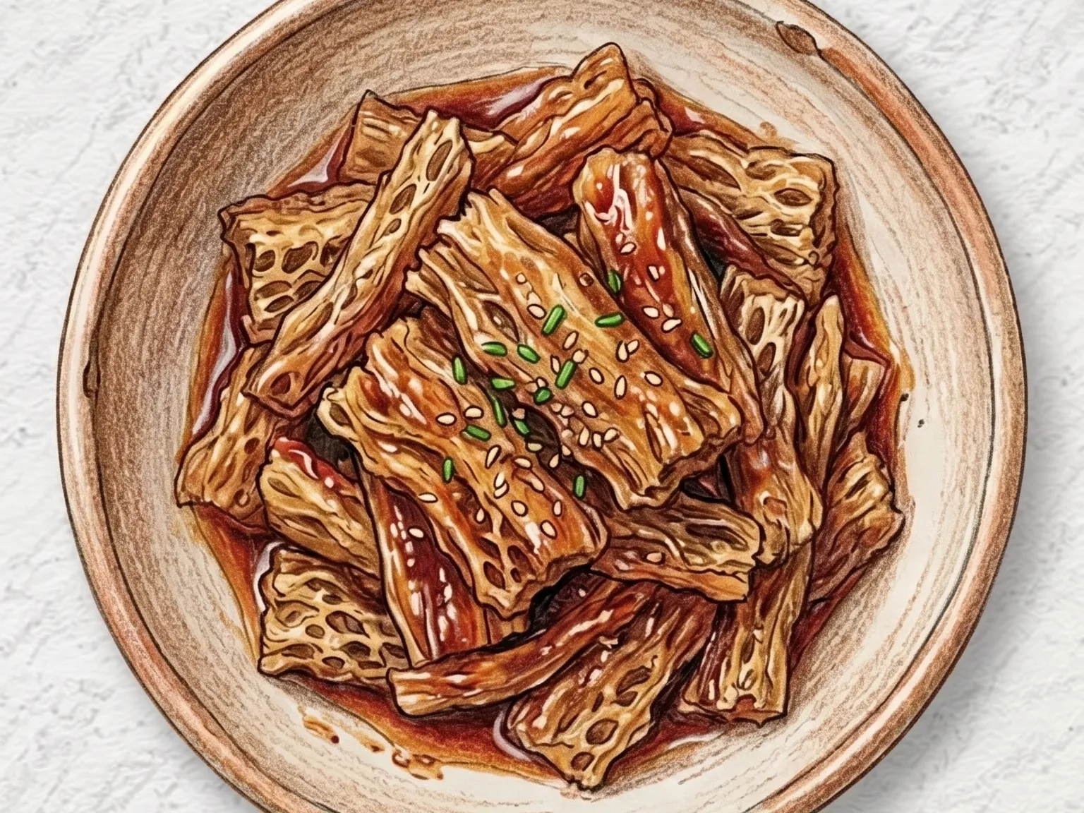 황태포조림