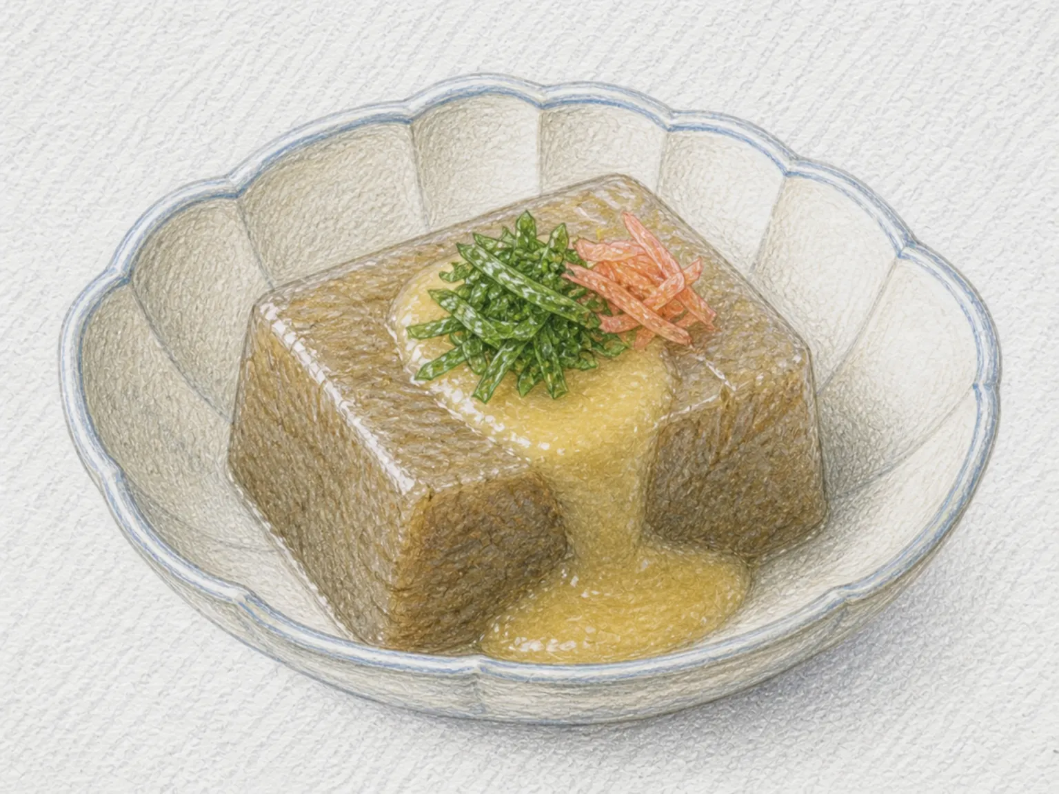Igisu Dofu Red Algae and Soy Terrine