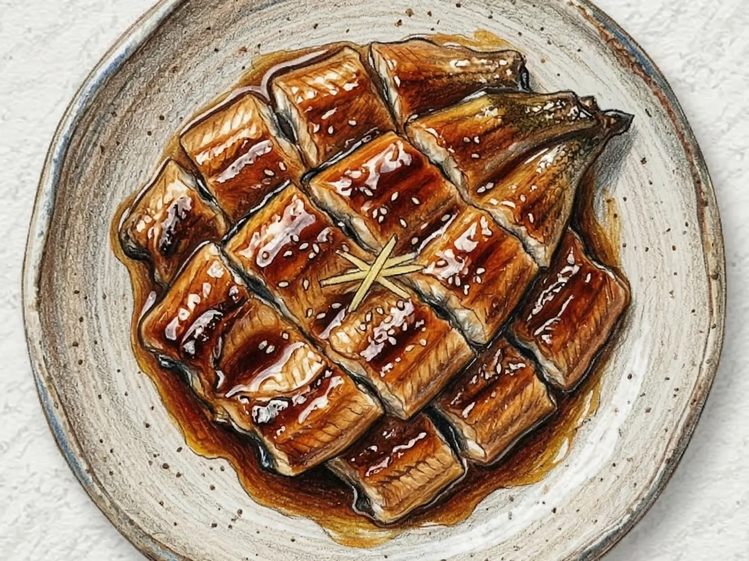 Jangeo-Gangjeong-Gui (enguia coreana grelhada com glacê de soja doce)