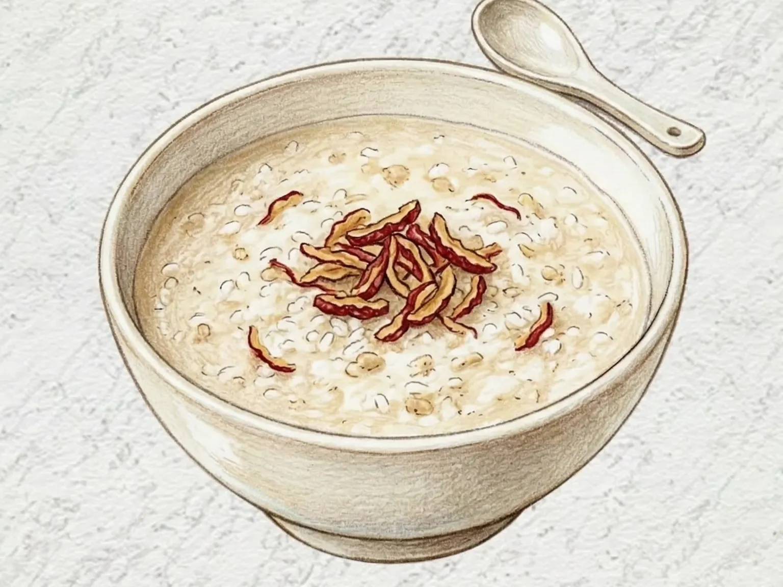 Jatjuk (gachas de piñones coreanas)