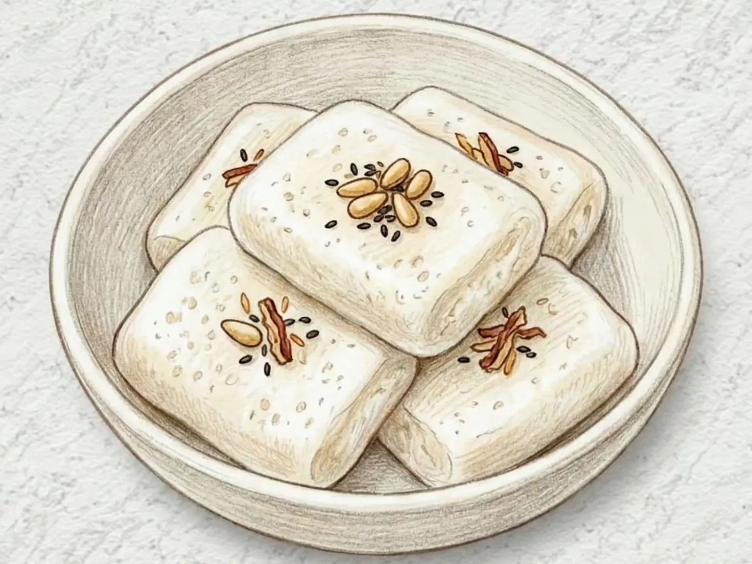 ジュンピョン(マッコリ発酵蒸し餅)