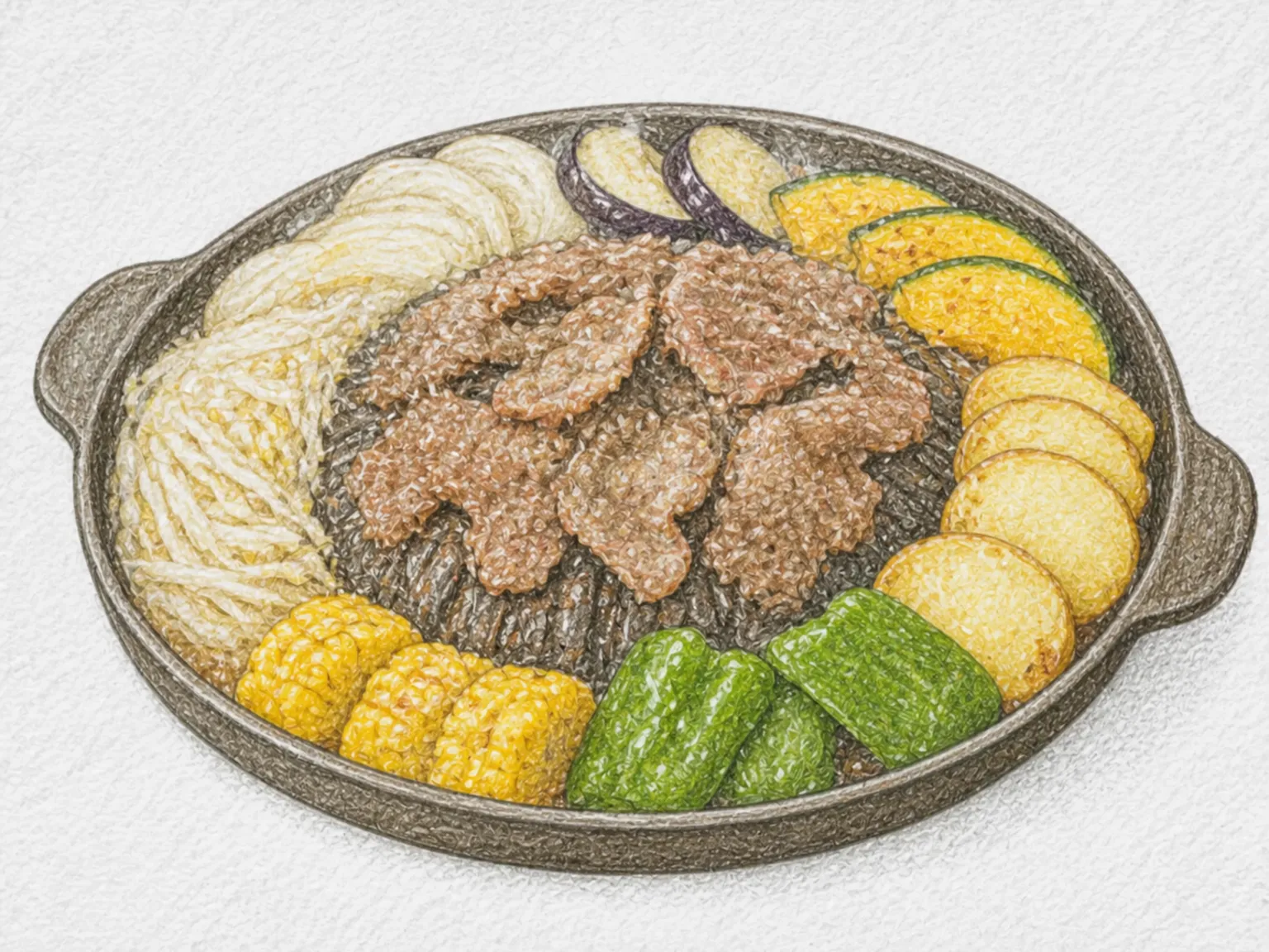 징기스칸 (홋카이도식 양고기 철판구이)