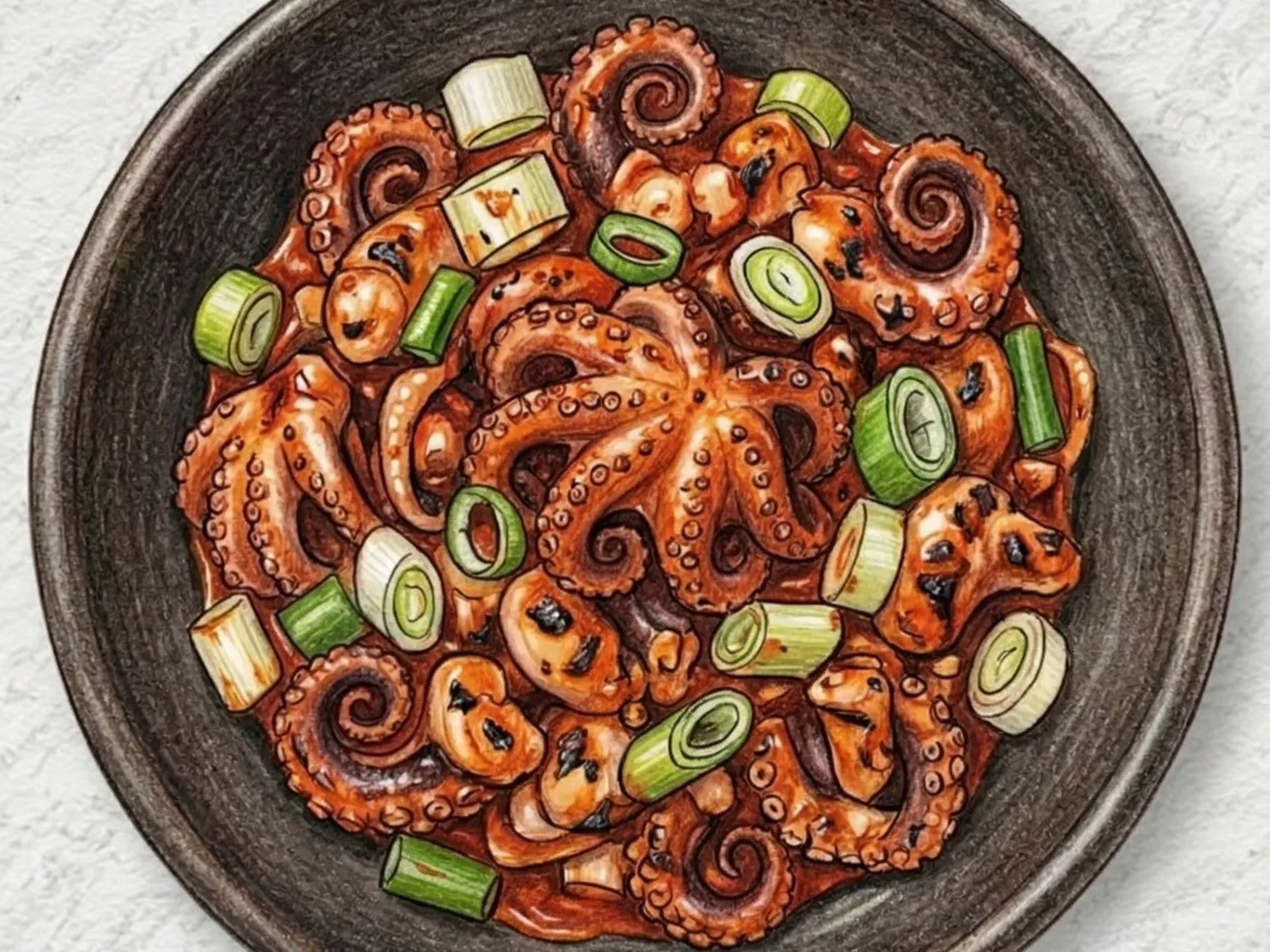 Jjukkumi-gui (Pequeno polvo grelhado coreano)