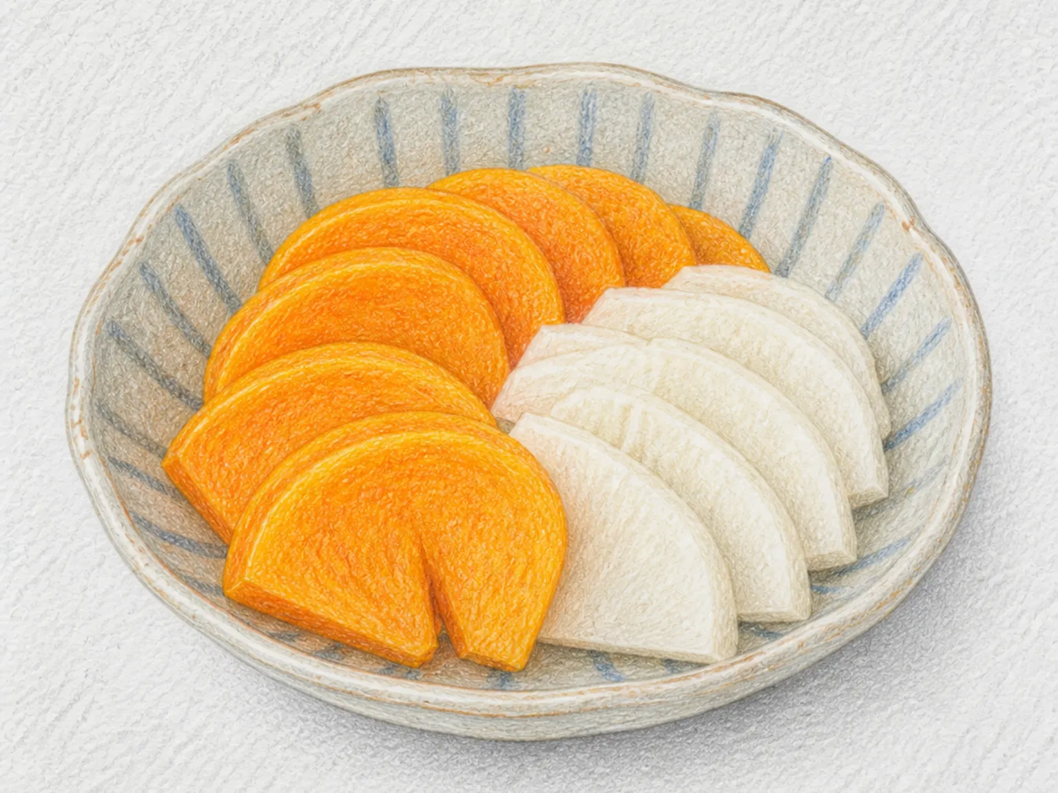 Kaki-zuke Persimmon Daikon Pickle