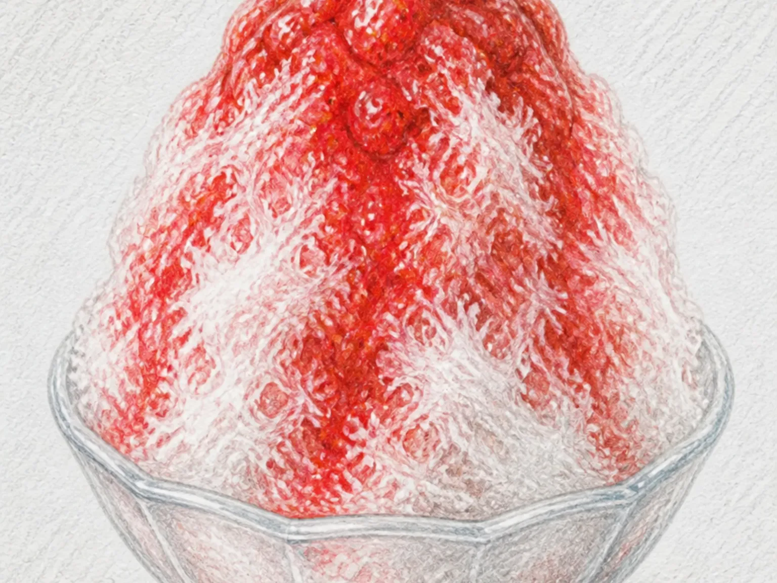 Kakigori (Nara Strawberry Shaved Ice)