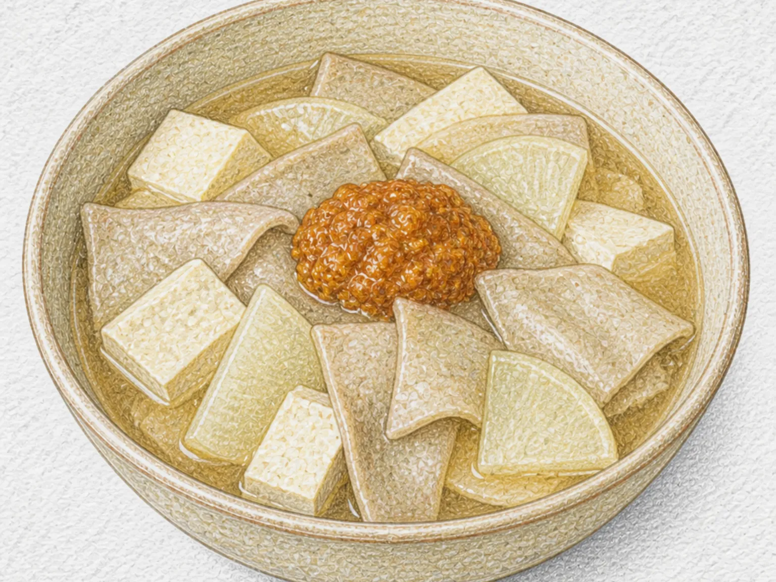 캇케 (메밀 반죽 수제비)