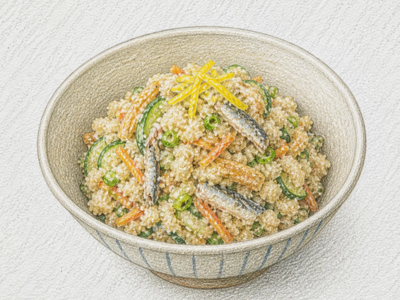 Karanamasu (Sardine and Okara Vinegar Salad)