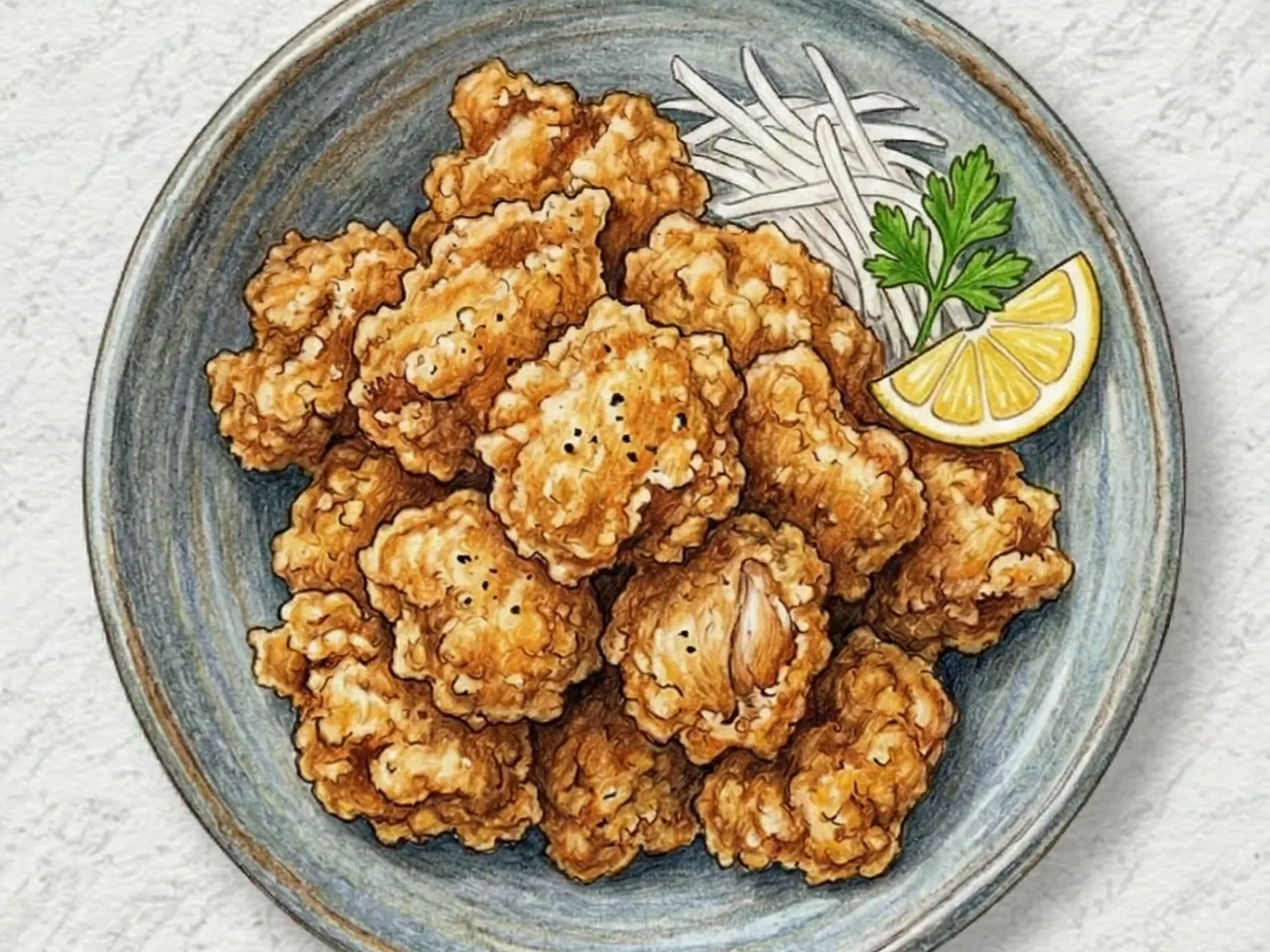 Karaage Japonês (Frango Frito com Soja e Gengibre)