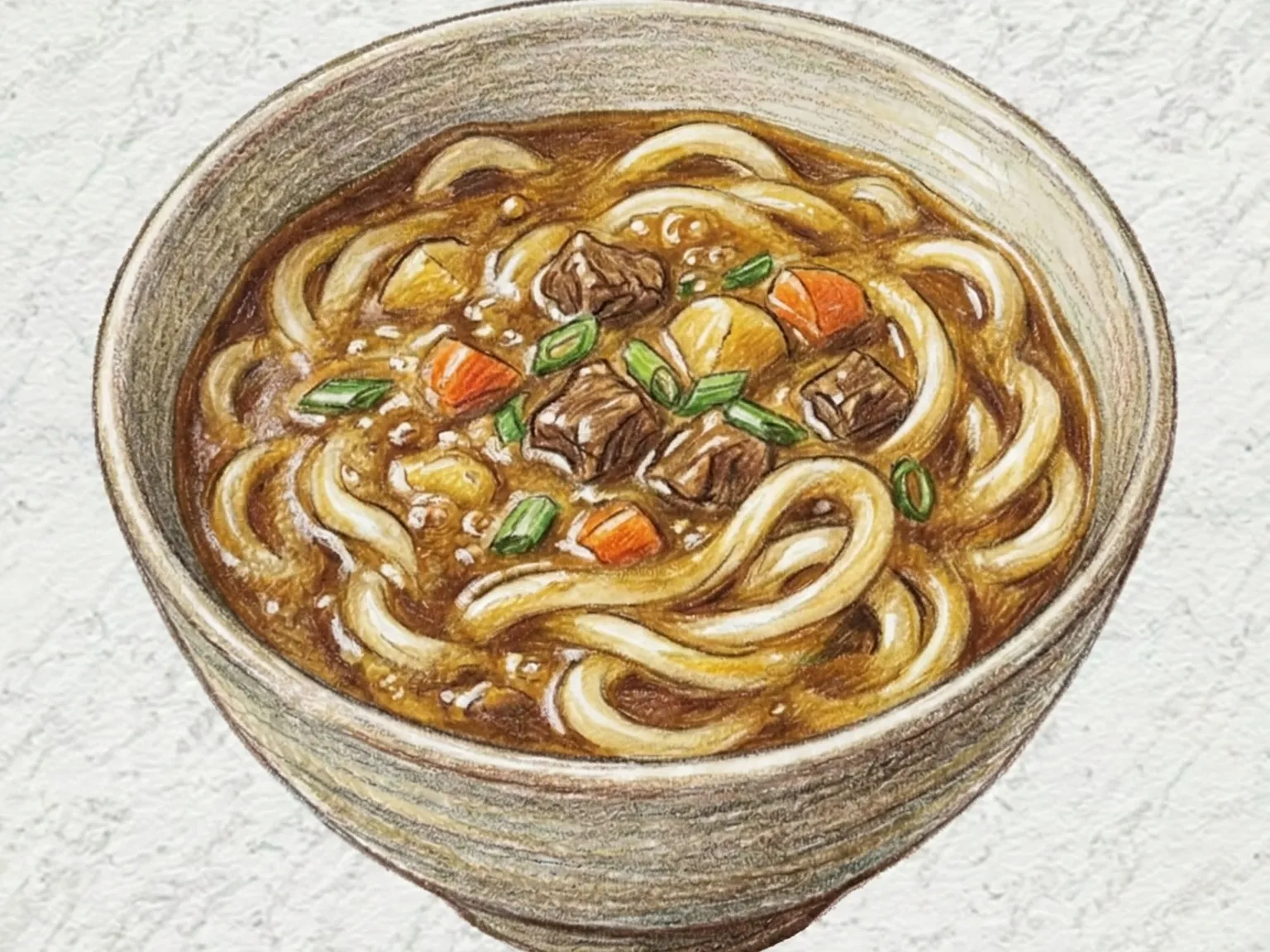 Udon com Caril