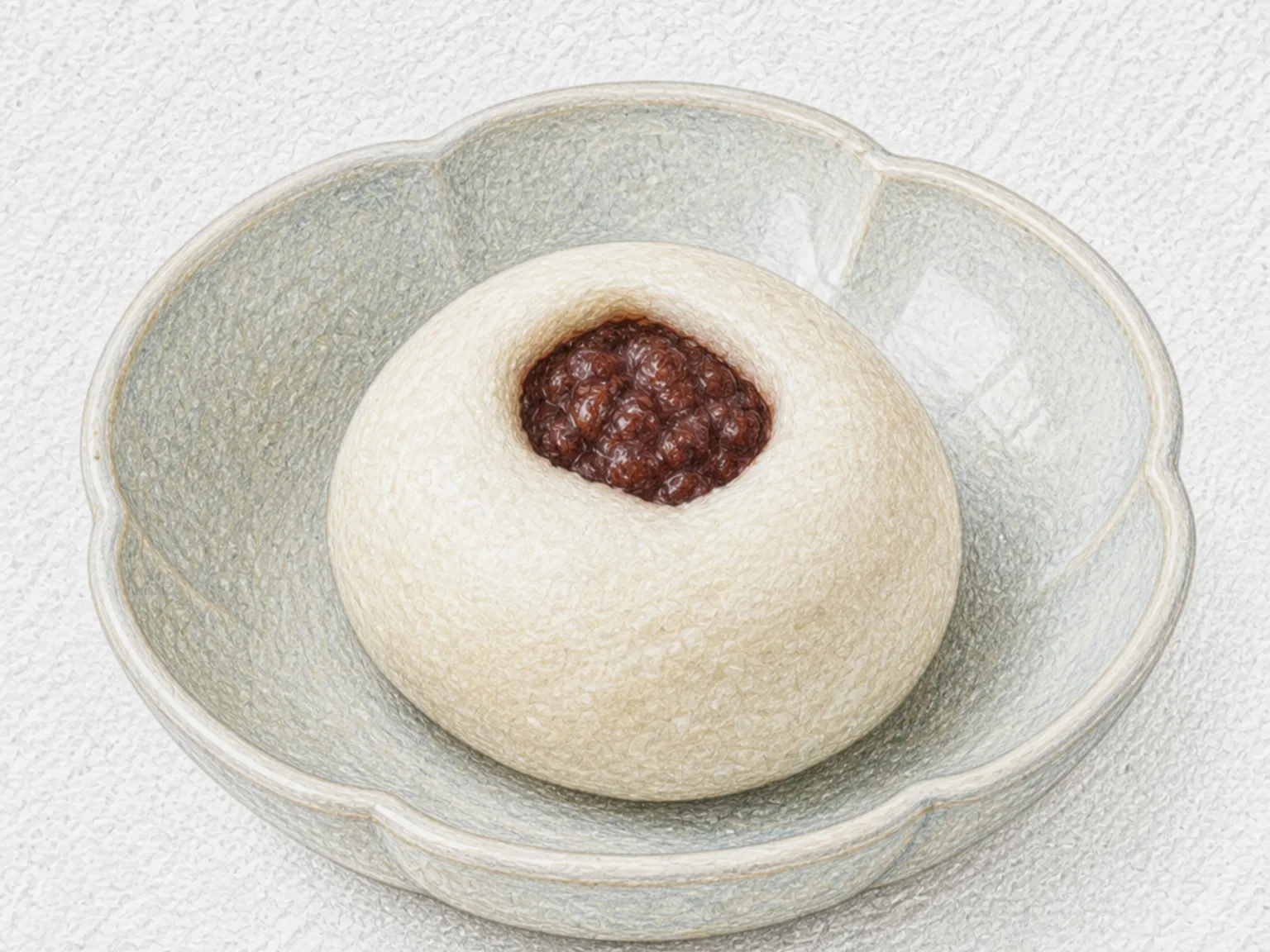 가루칸 (마 쌀가루 팥소 찜케이크)