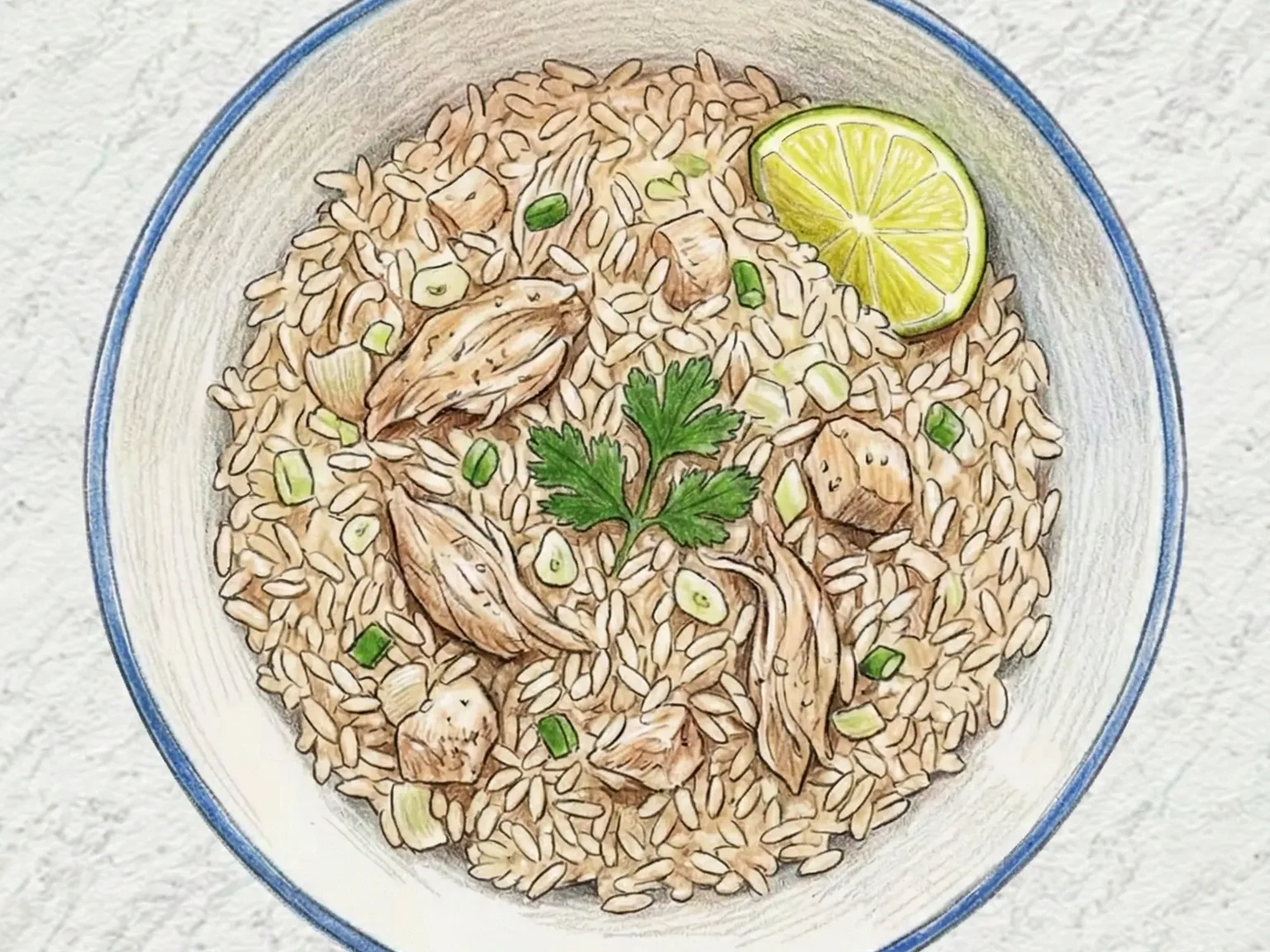 Khao Pad Gai (arroz frito com frango tailandês)