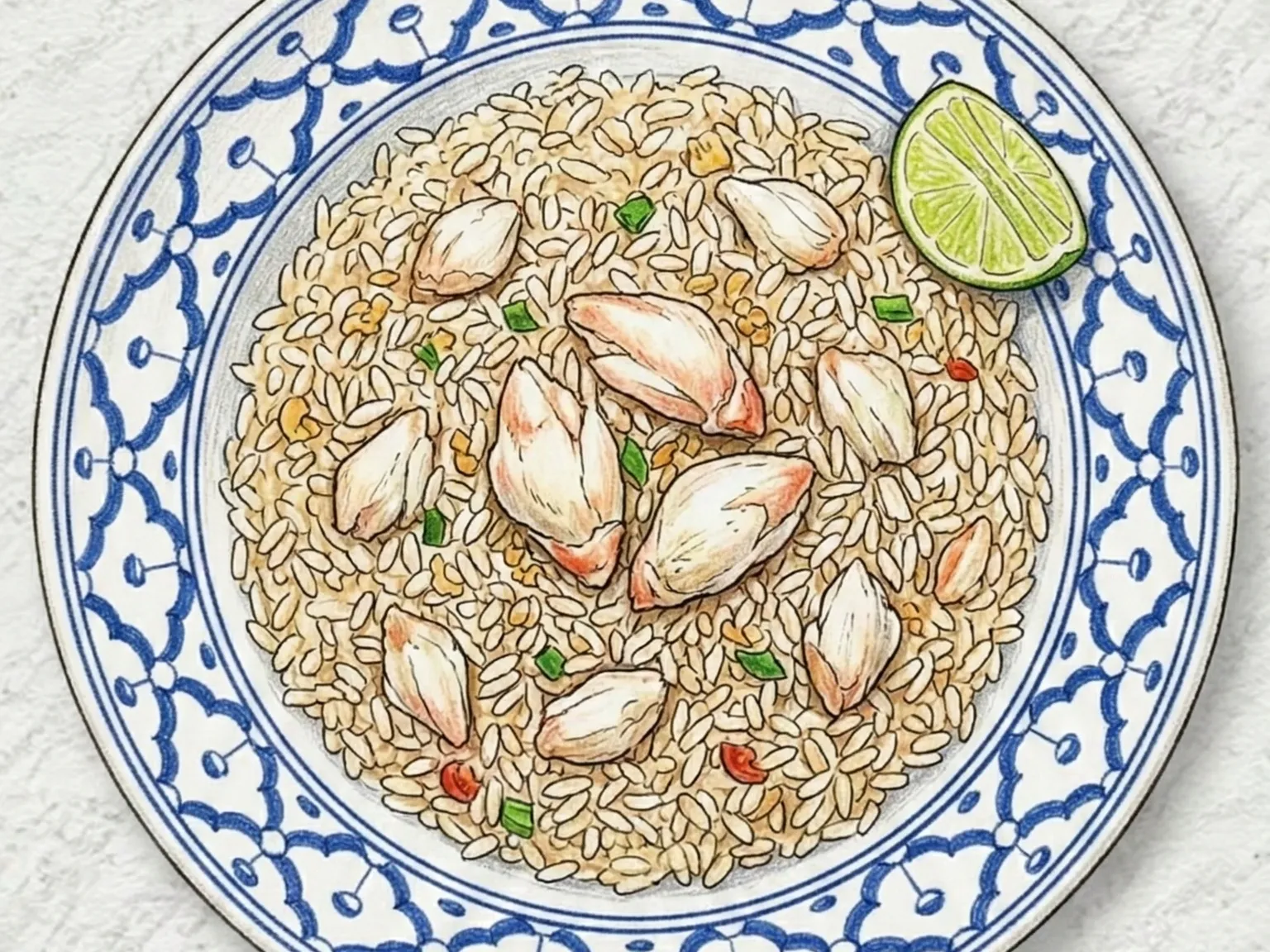 カオパッド・プー(タイ風蟹チャーハン)