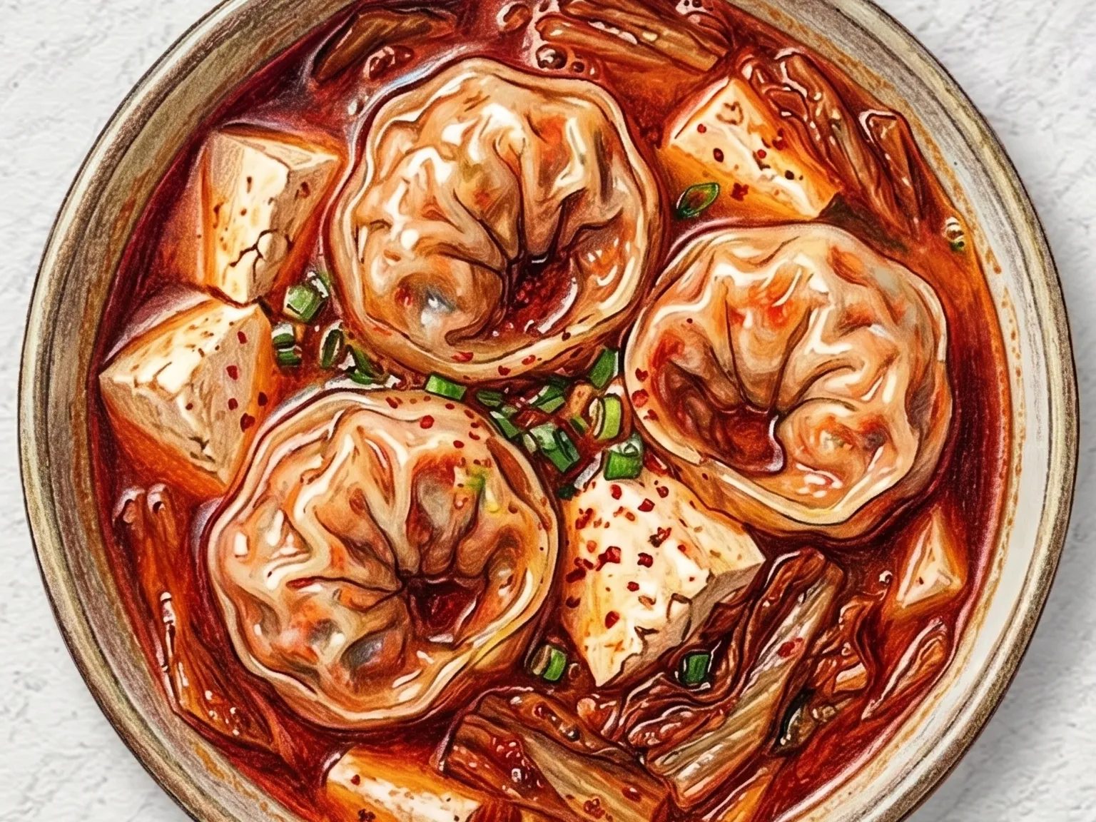 김치만두찌개