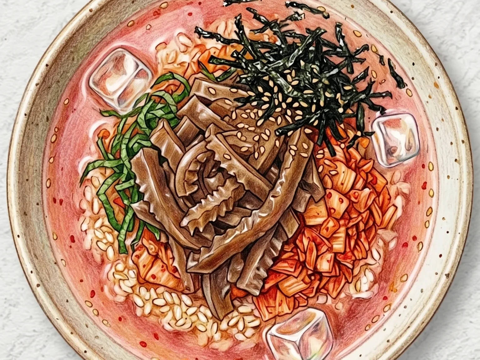 김치묵밥