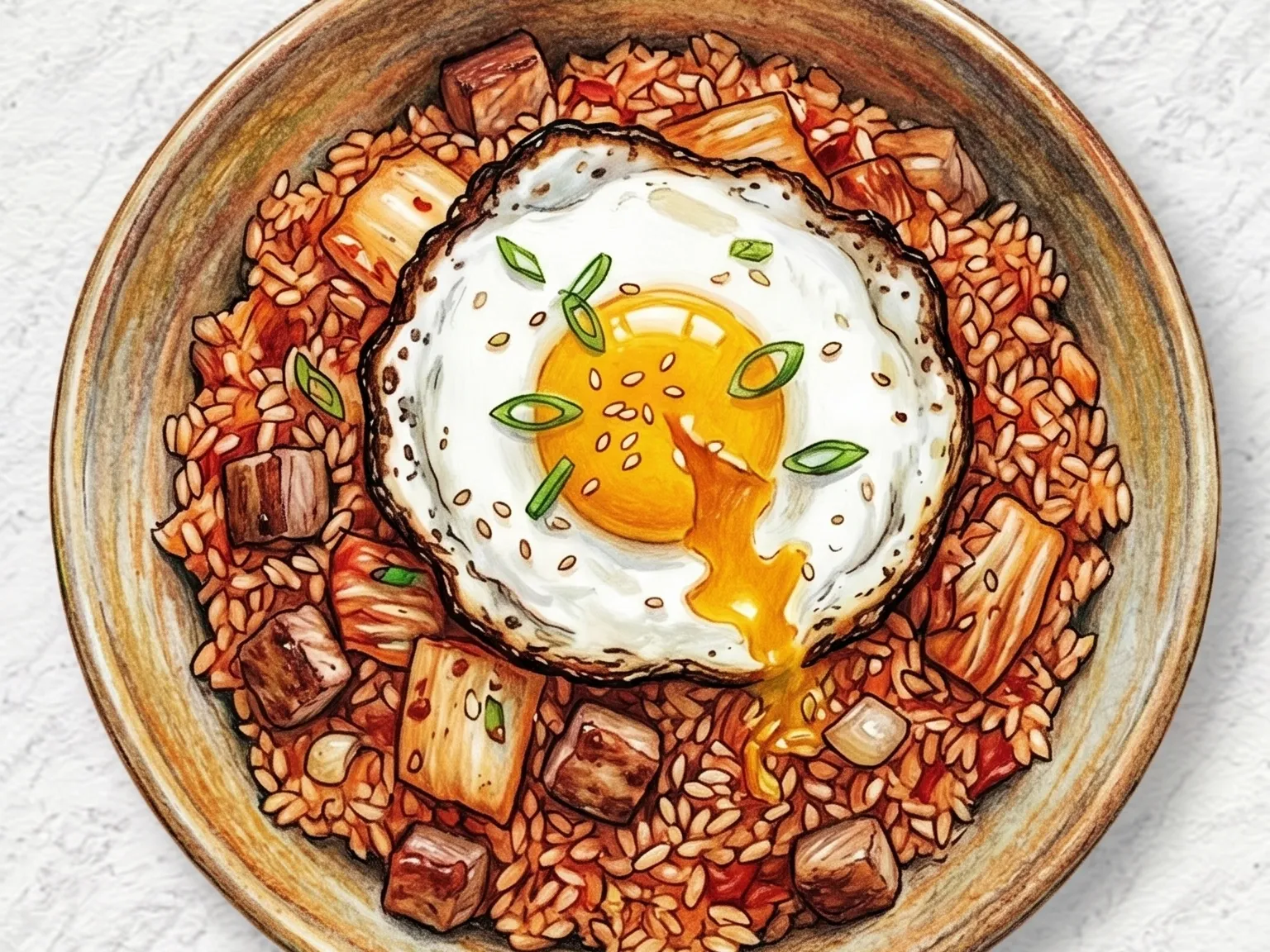 삼겹살 김치볶음밥