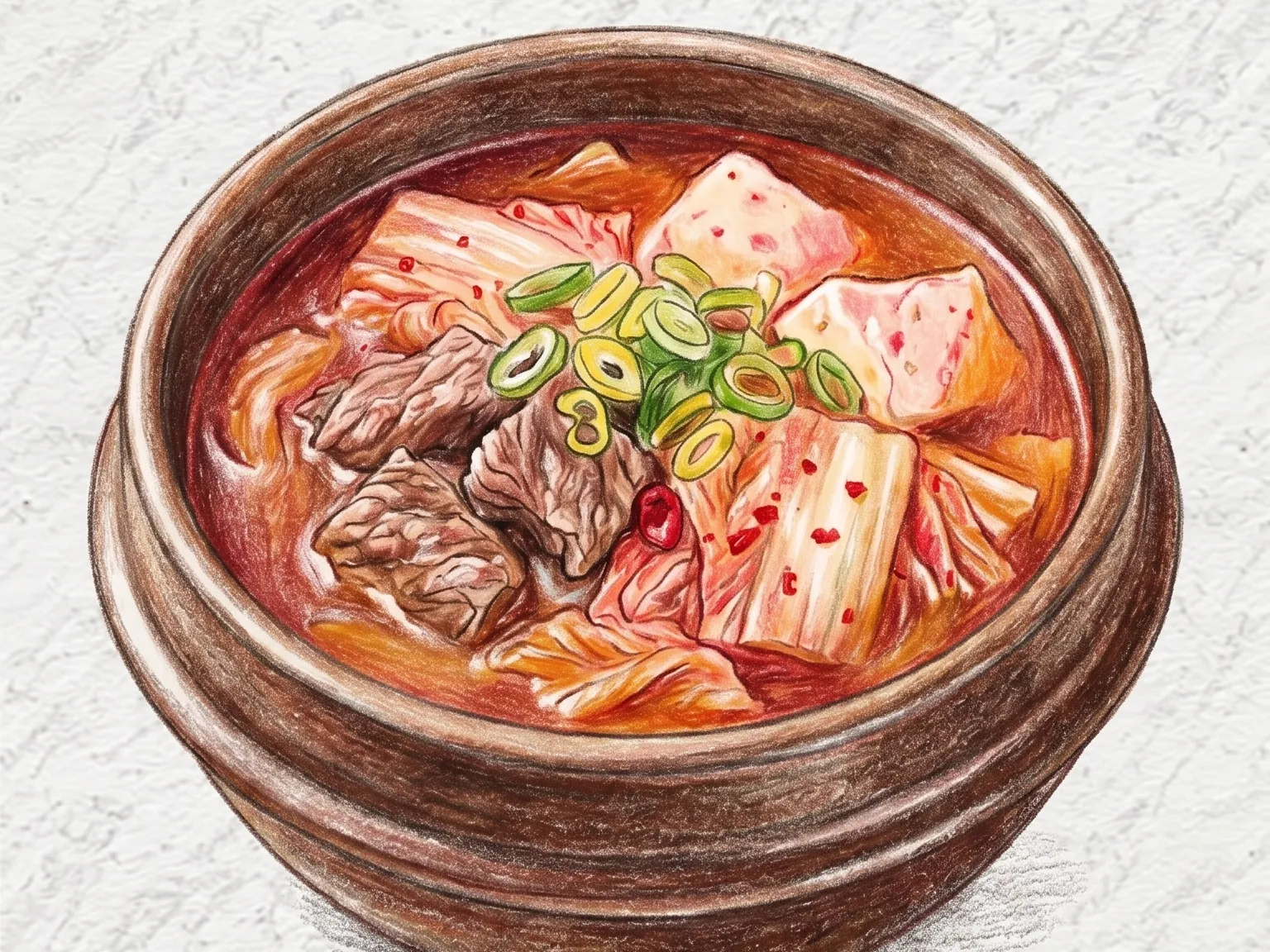 김치 소고기국