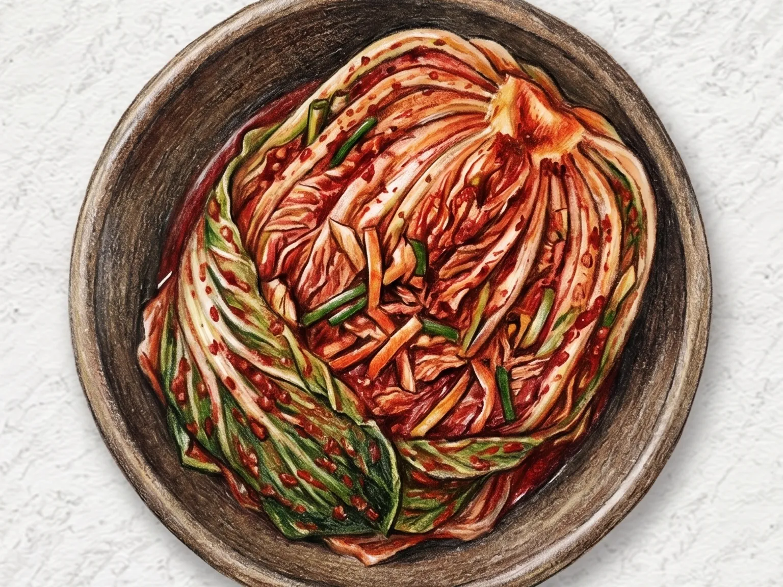 Kimchi de repolho kimjang tradicional