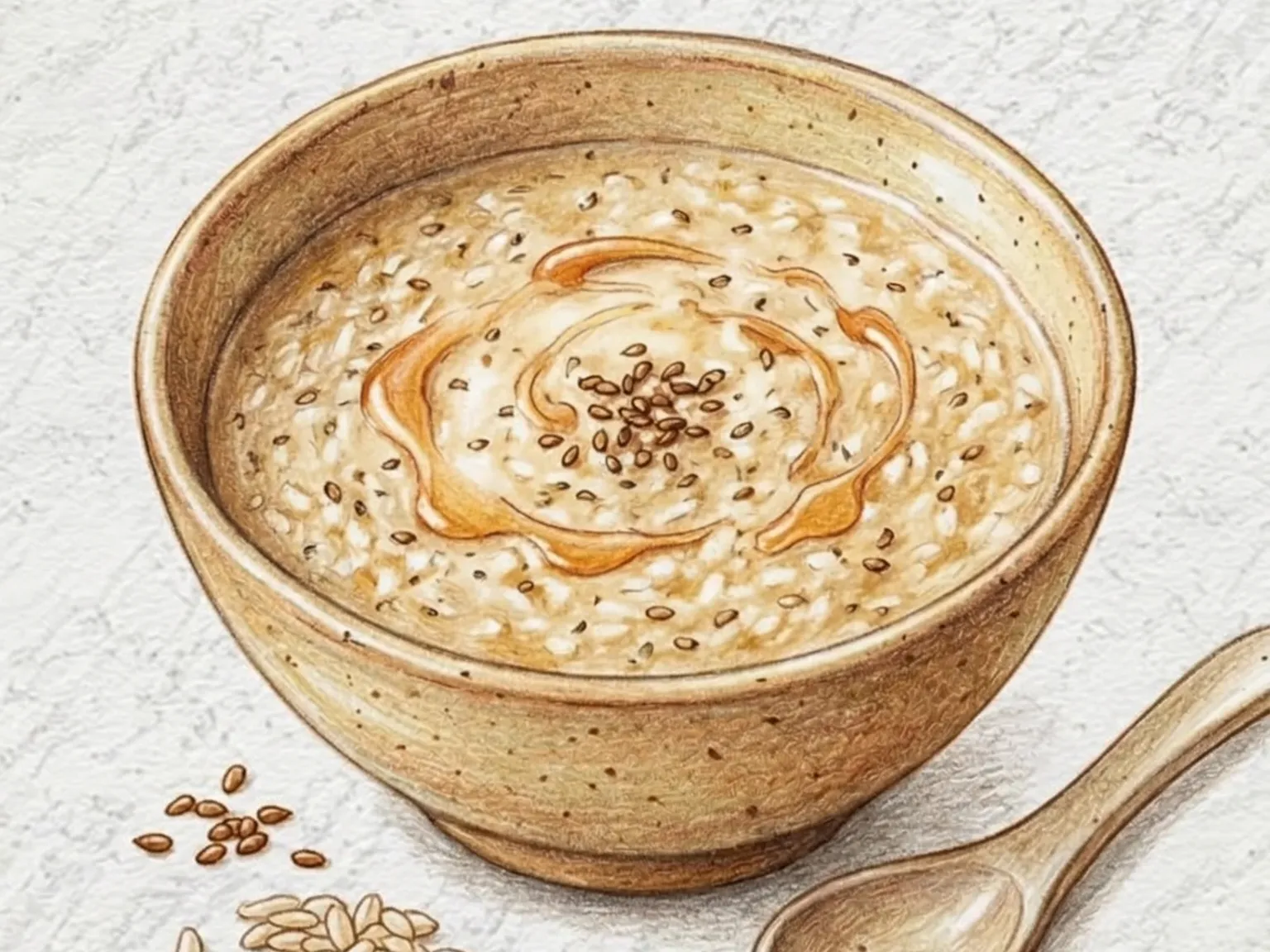 Korean Sesame Porridge (Toasted Sesame Silky Rice Porridge)