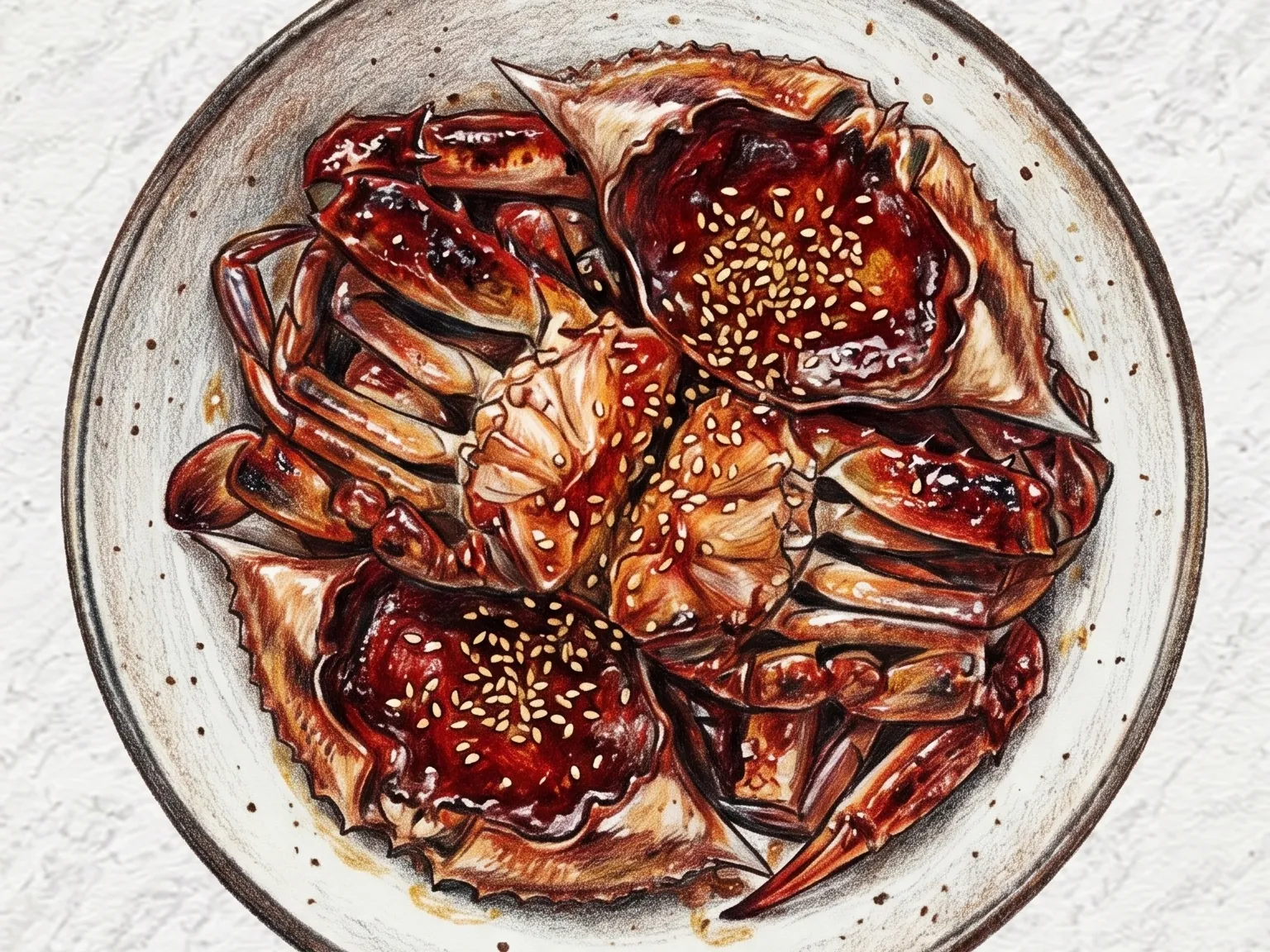 Kkotge Gochujang Gui (cangrejo a la parrilla picante)