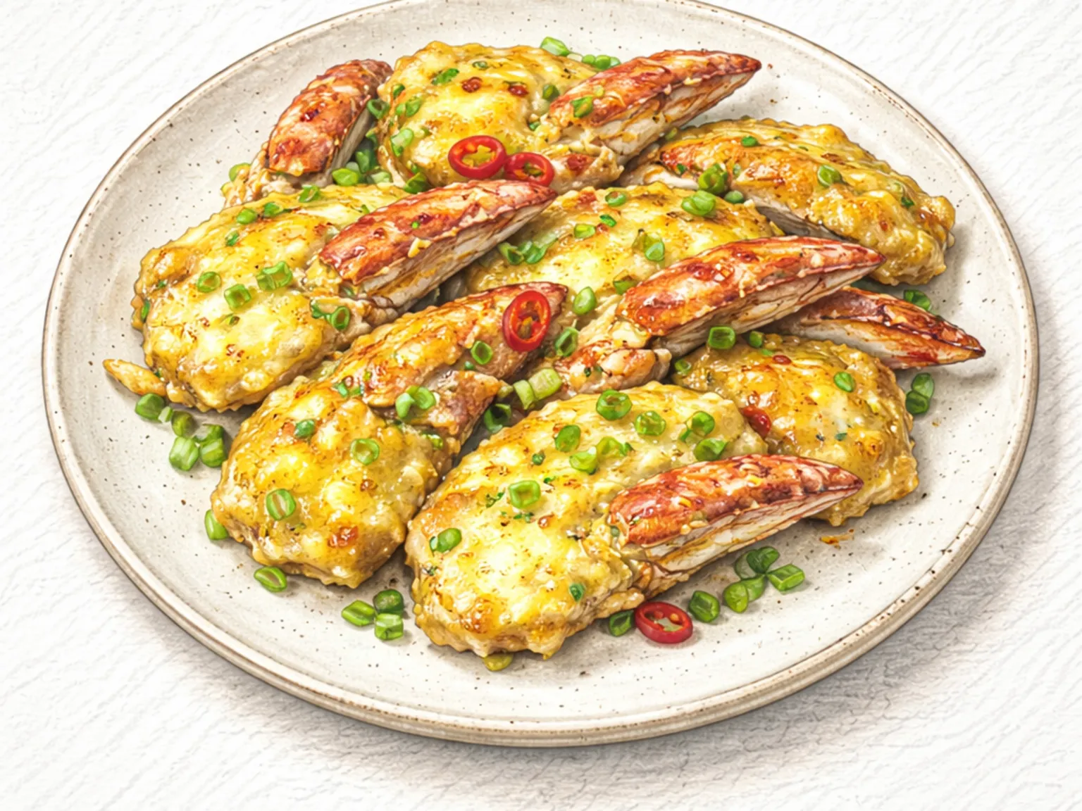 Kkotge Jeon (panqueque coreano de cangrejo de flor)