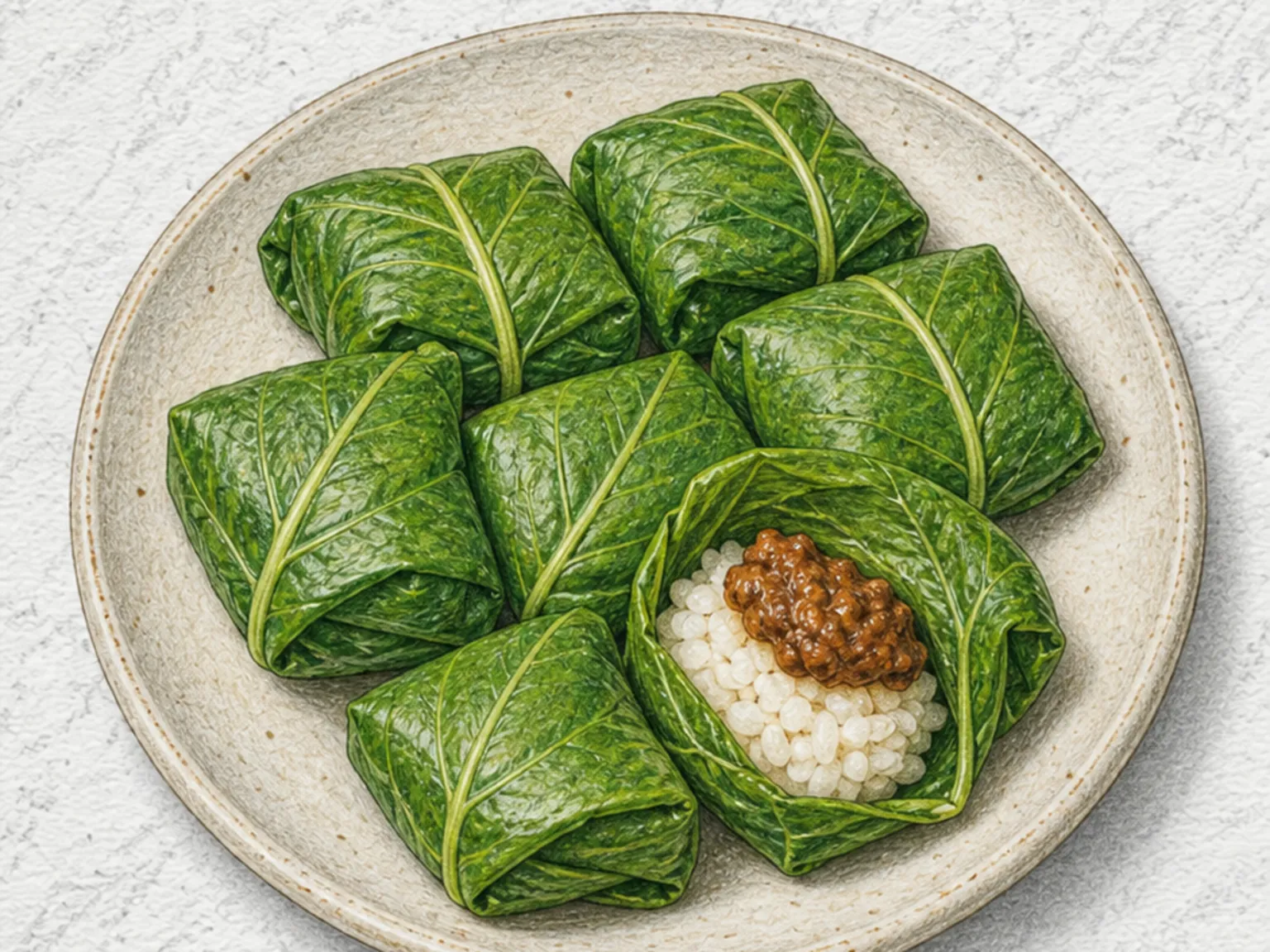 콩잎쌈밥