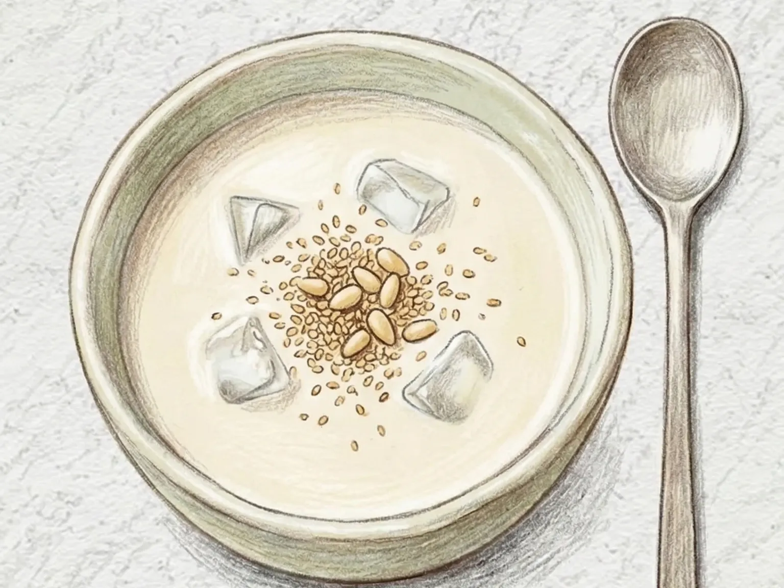 Kongmul (bebida de soja coreana cremosa)