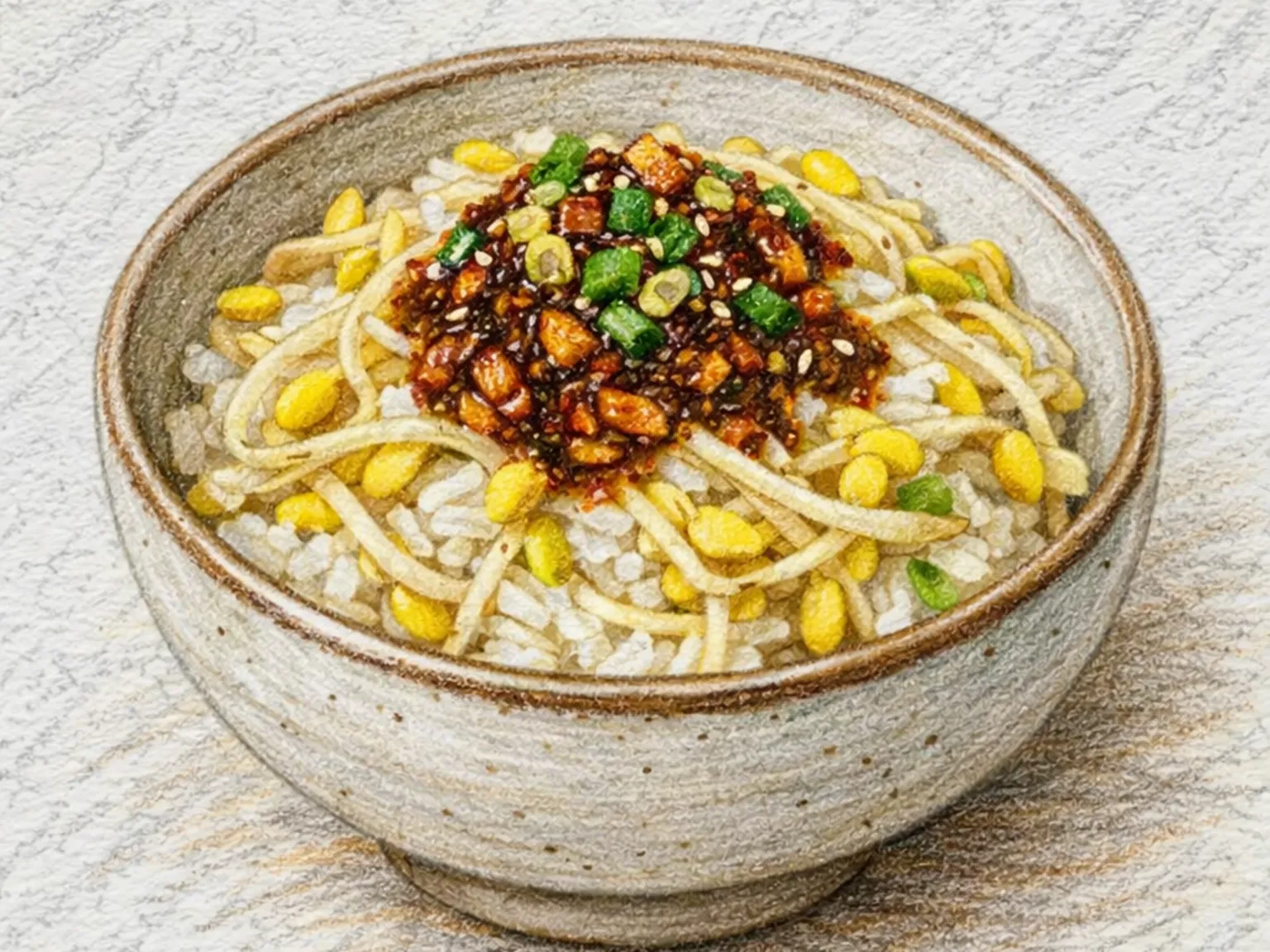 Kongnamul-bap (arroz con brotes de soja coreano)