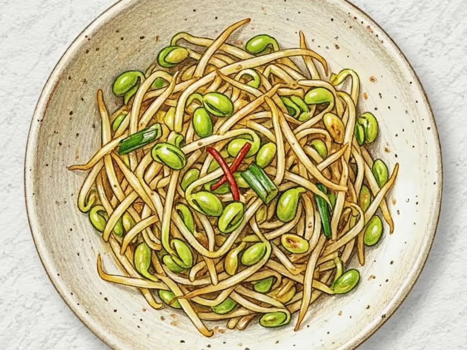 もやし炒め（強火で香ばしく仕上げるおかず）