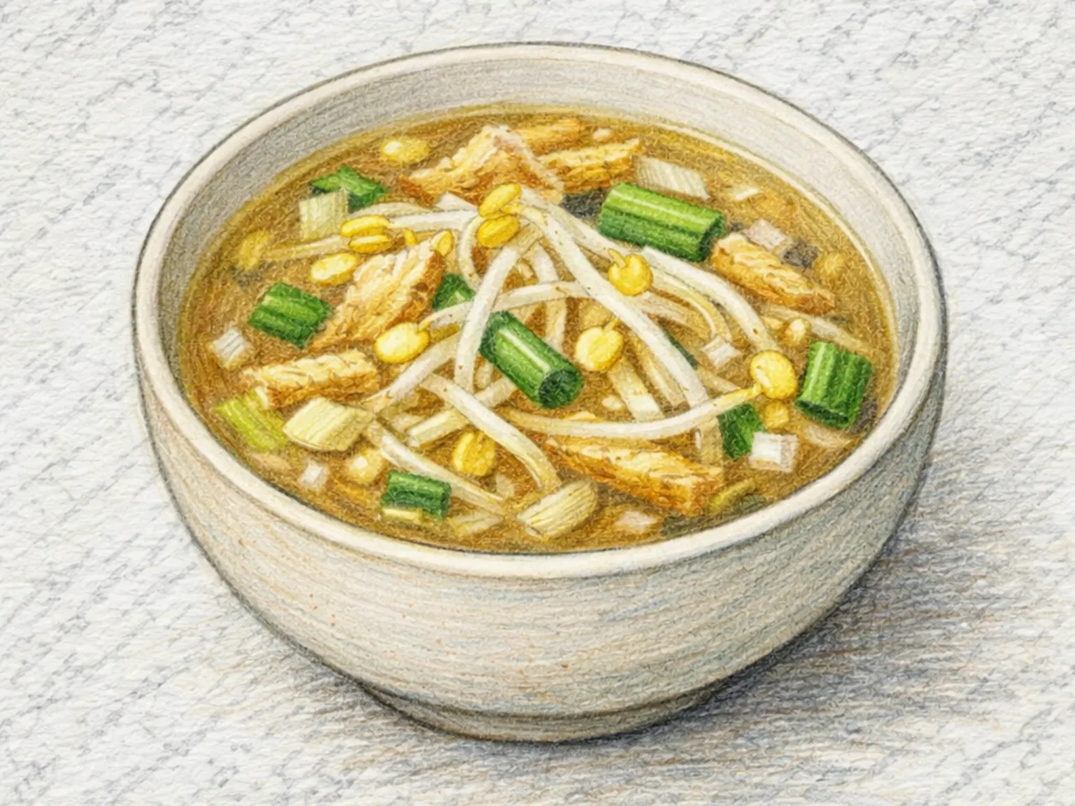 コンナムルファンテクク（もやしと干しスケトウダラのスープ）