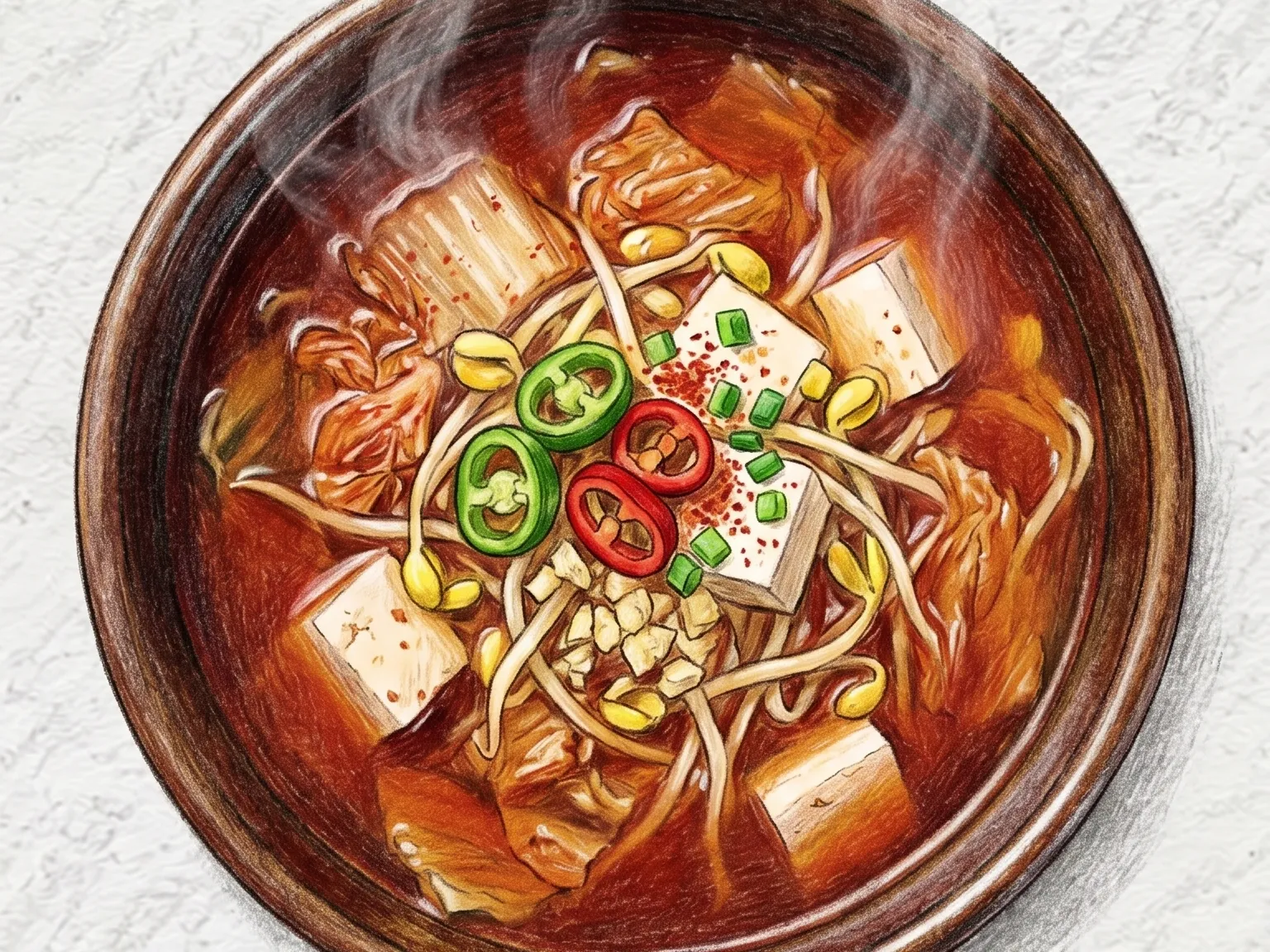 콩나물김치국