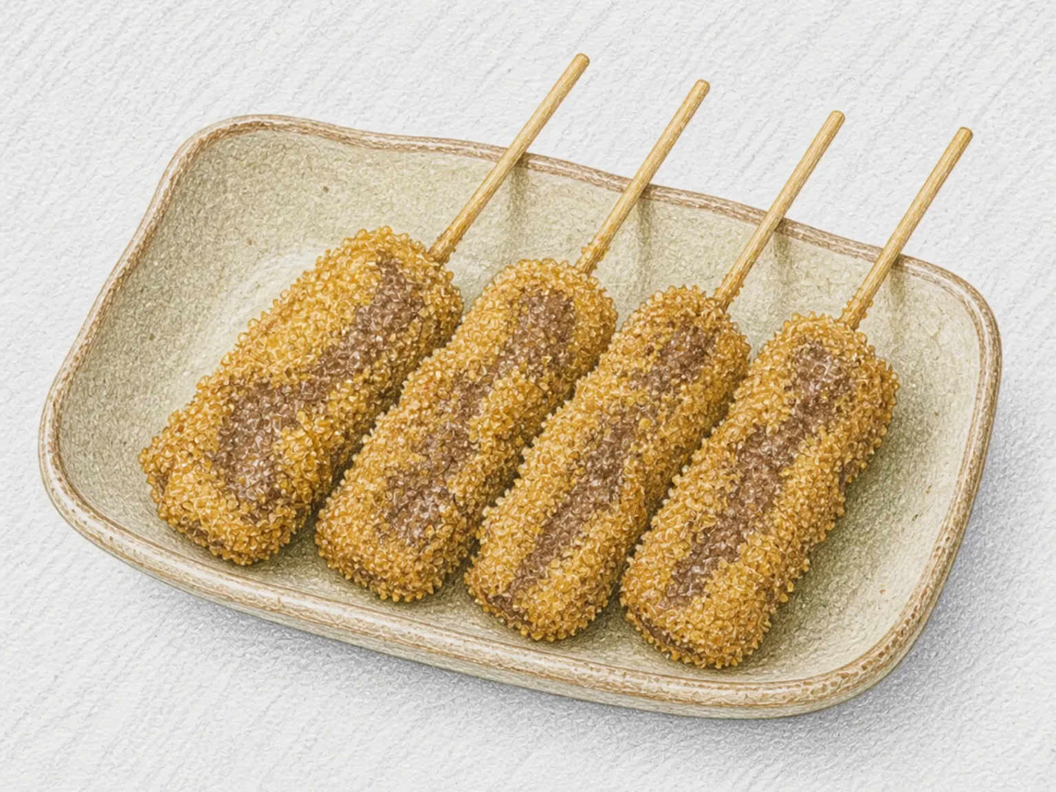 Kushikatsu (Osaka-Style Beef Skewers)