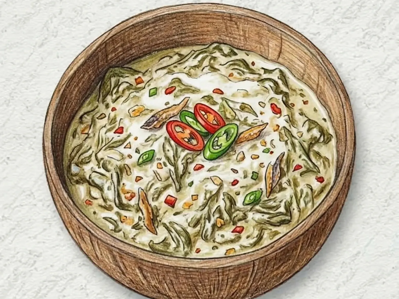 Laing (Estofado Filipino de Hojas de Taro Secas en Leche de Coco)