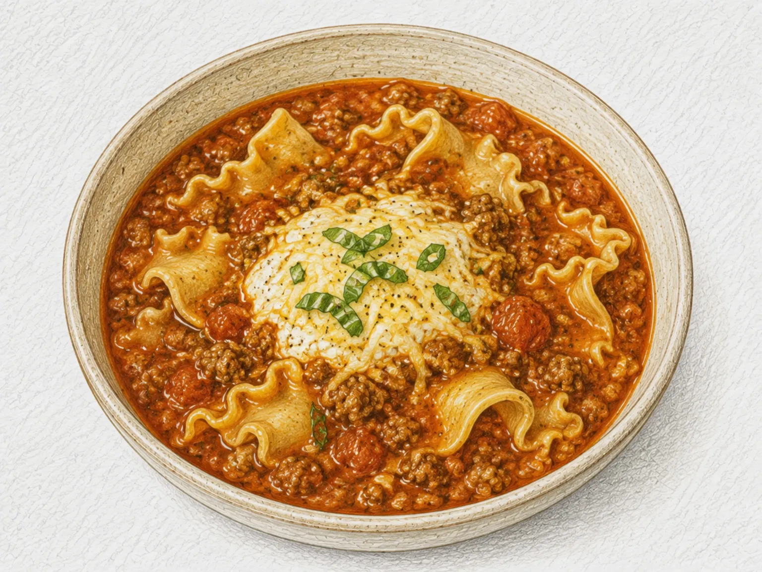 ラザニアスープ