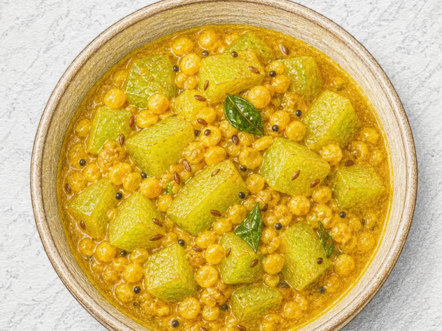 Lauki Chana Dal (Bottle Gourd and Split Chickpea Curry)