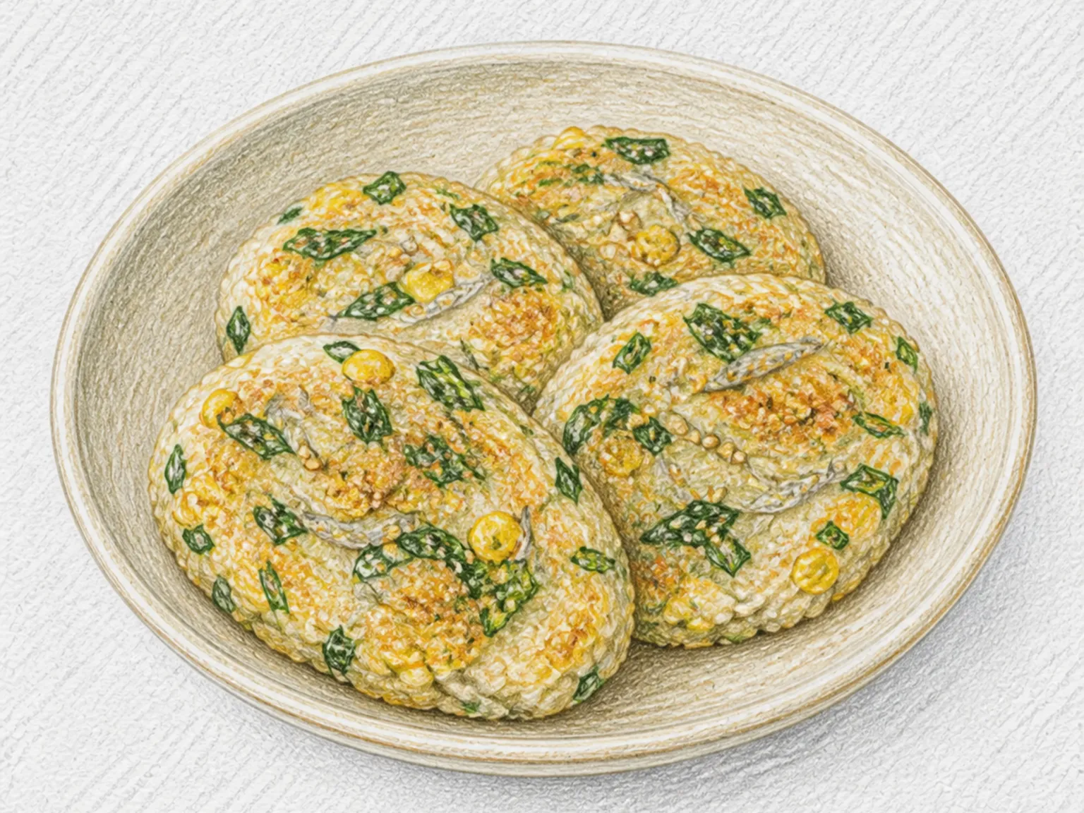야키모치 (남은밥 된장구이떡)