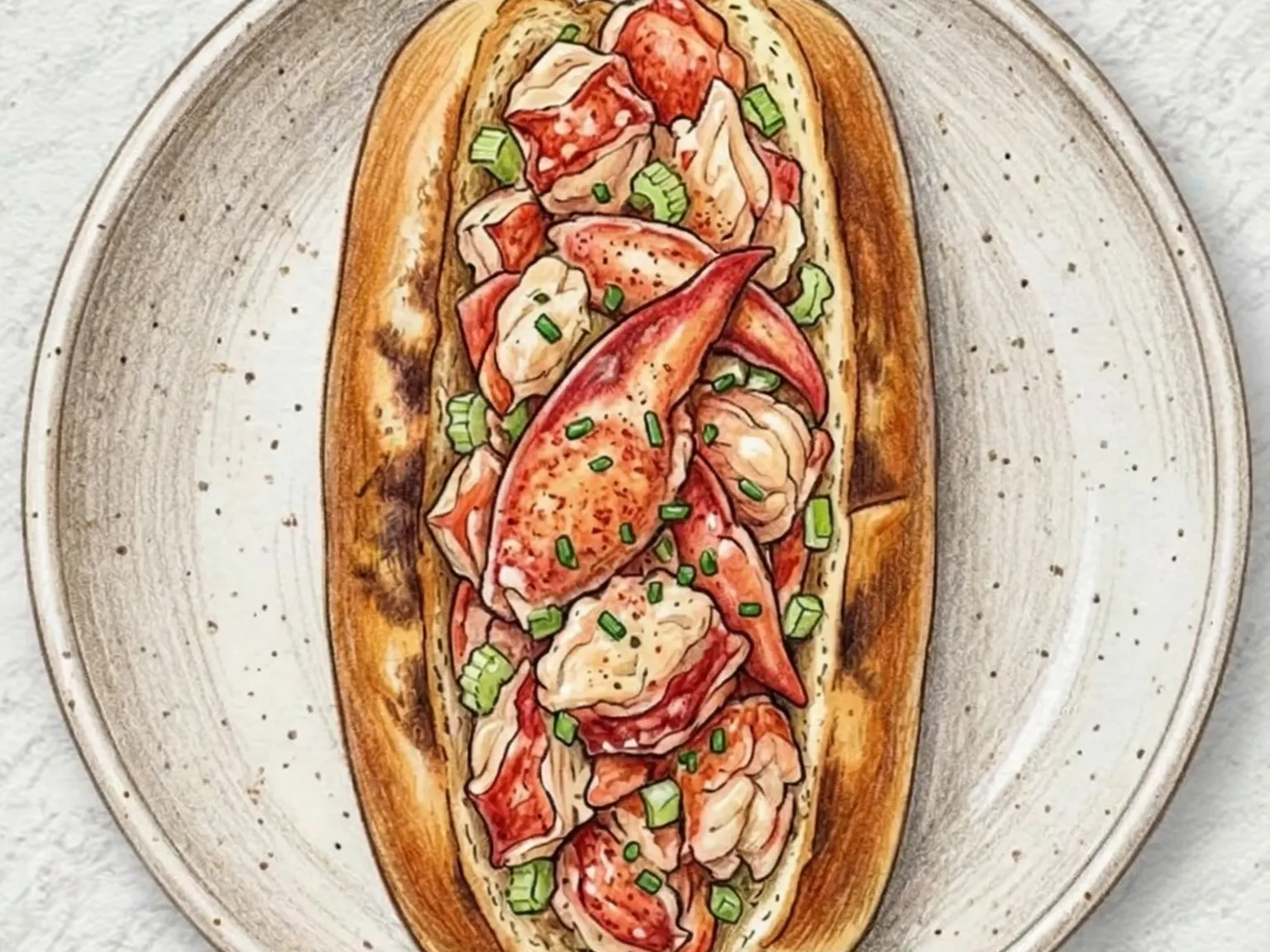 ロブスターロール（ニューイングランド風ロブスターサンド）