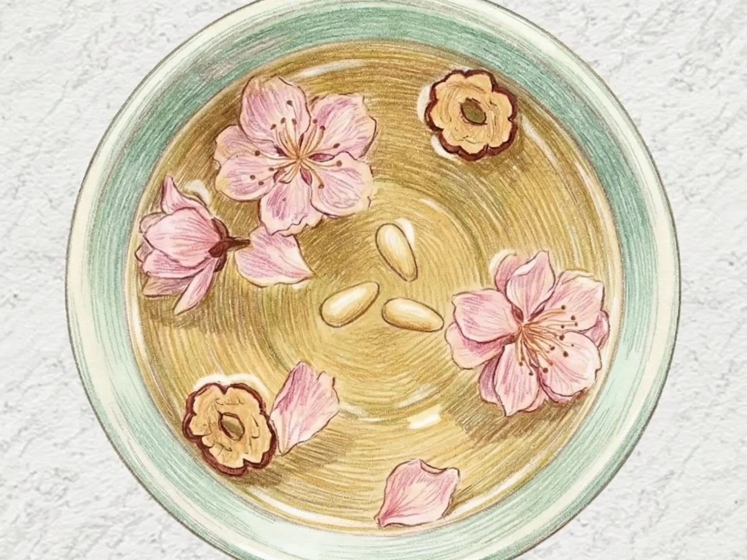 Maehwa-cha (Chá de flor de ameixeira com jujuba e mel)