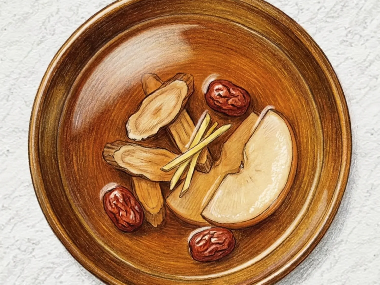 Korean Liriope Root Tea (Herbal Pear Ginger Brew)