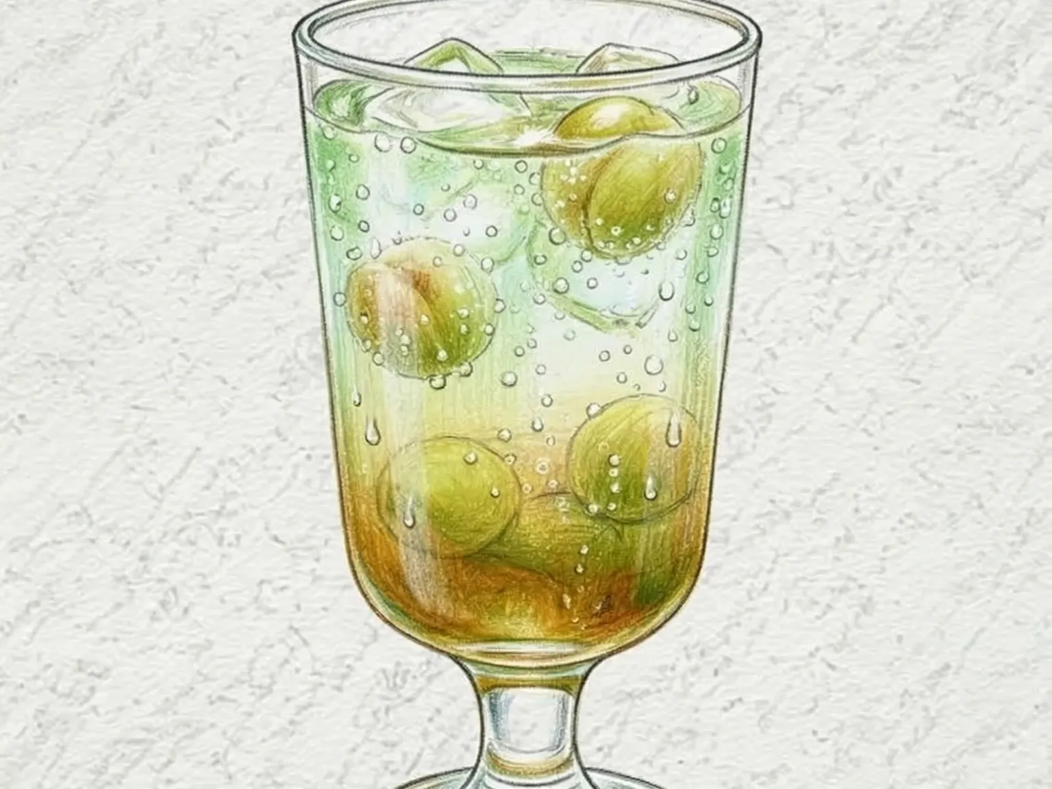 Maesil Sparkling Ade (ade de ciruela verde coreana con gas)