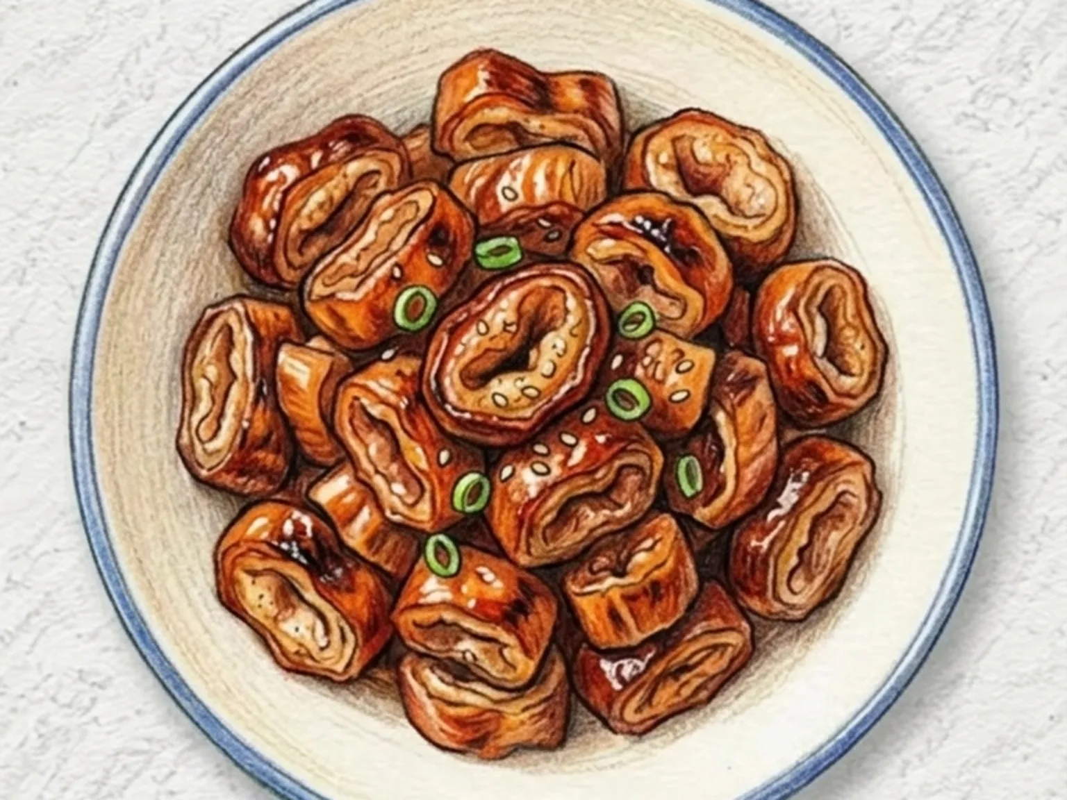 マクチャングイ（豚ホルモン焼き）