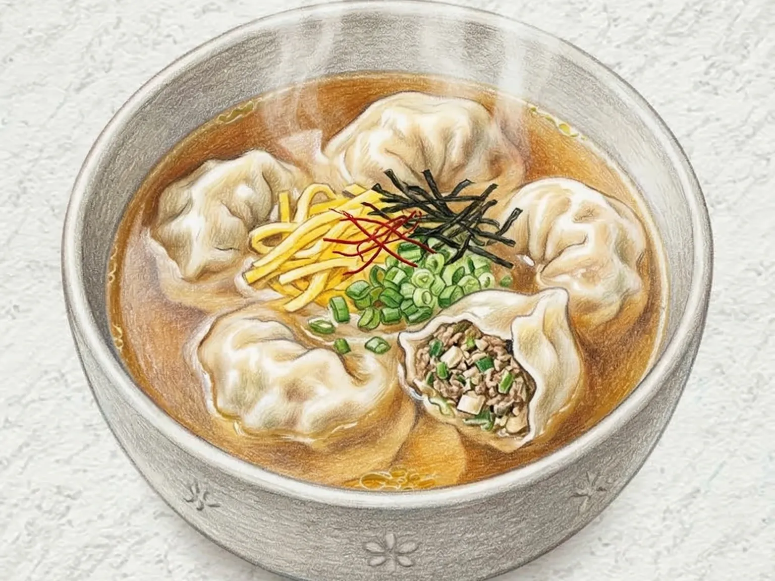 マンドゥグク(韓国餃子スープ)