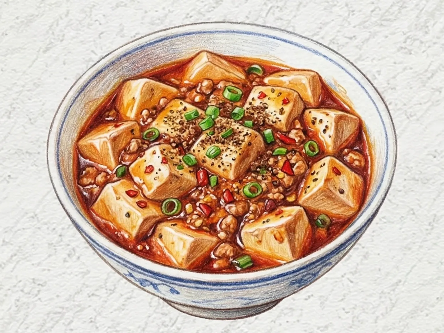 Tofu Picante de Sichuan (Mapo Tofu)