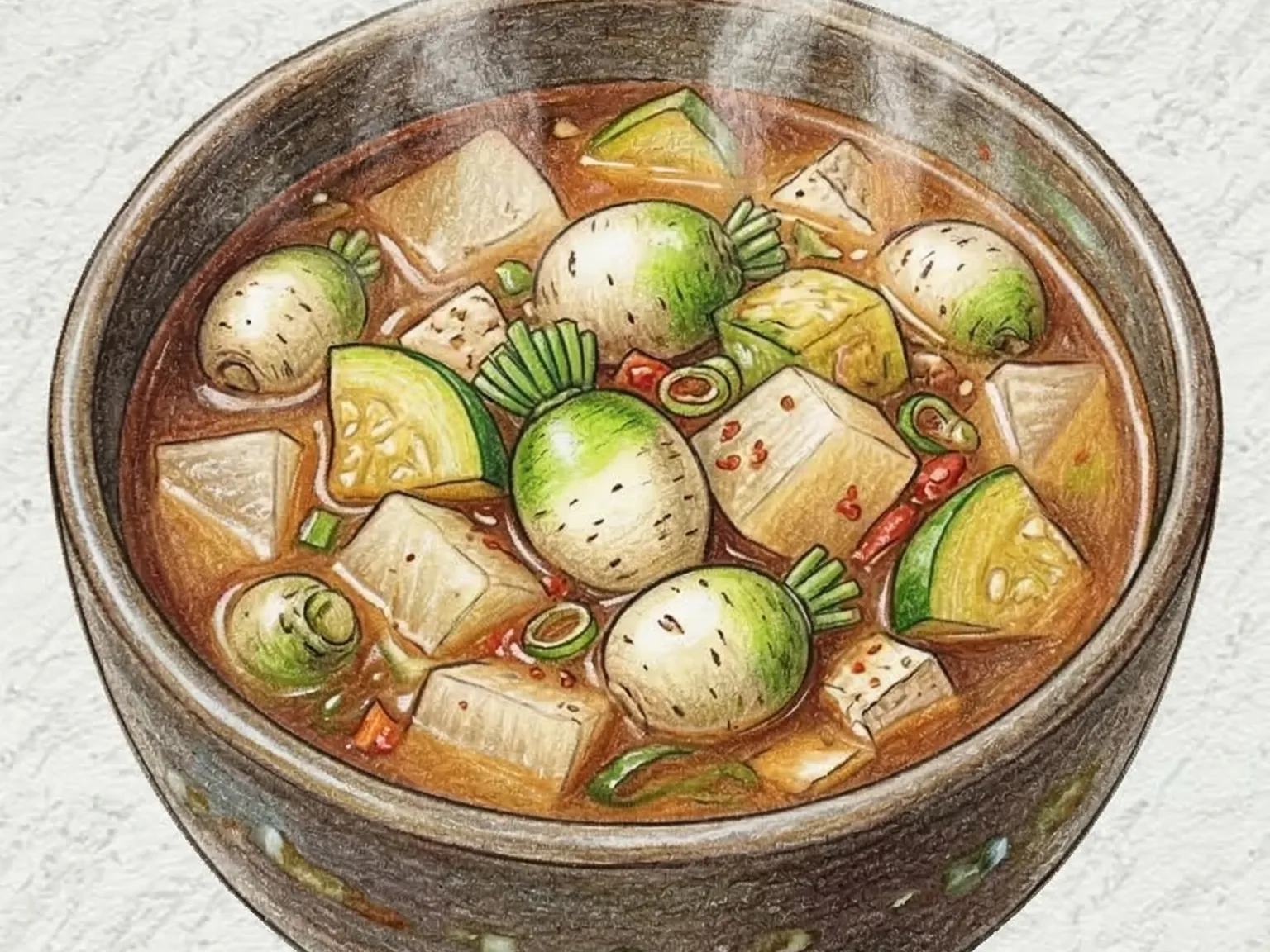 ミドドクチゲ（プチプチ食感の磯香る煮込み）