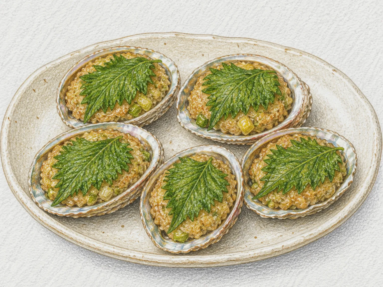 Sangayaki (Miso-Pounded Mackerel Grilled in Shells)