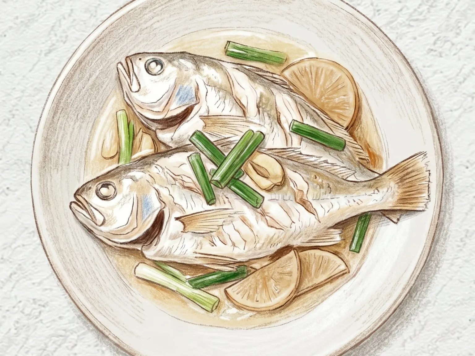 ミノチム（ニベと大根の蒸し物 醤油仕立て）