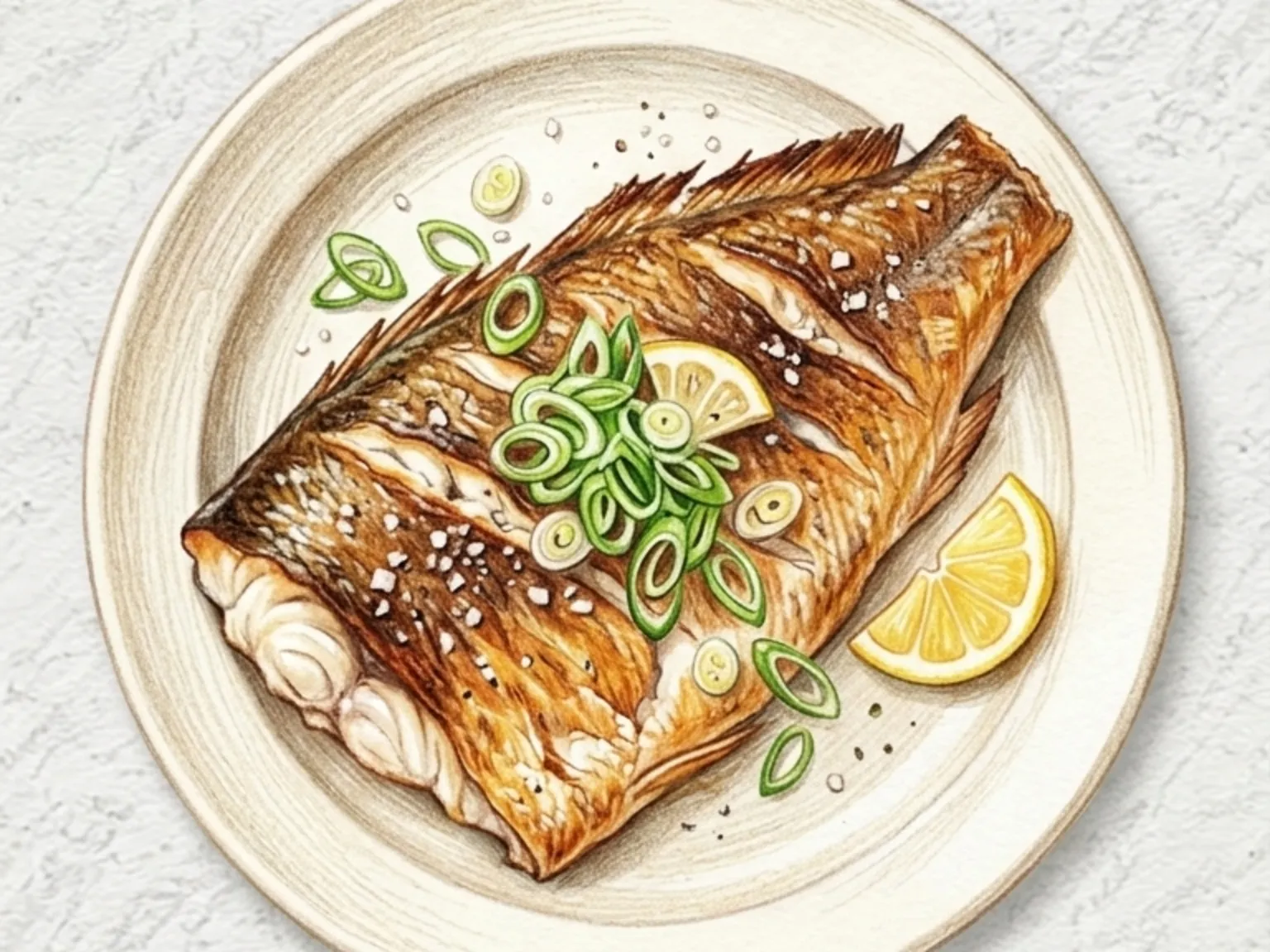 Mineo-sogeum-gui (corvina coreana a la sal a la parrilla)